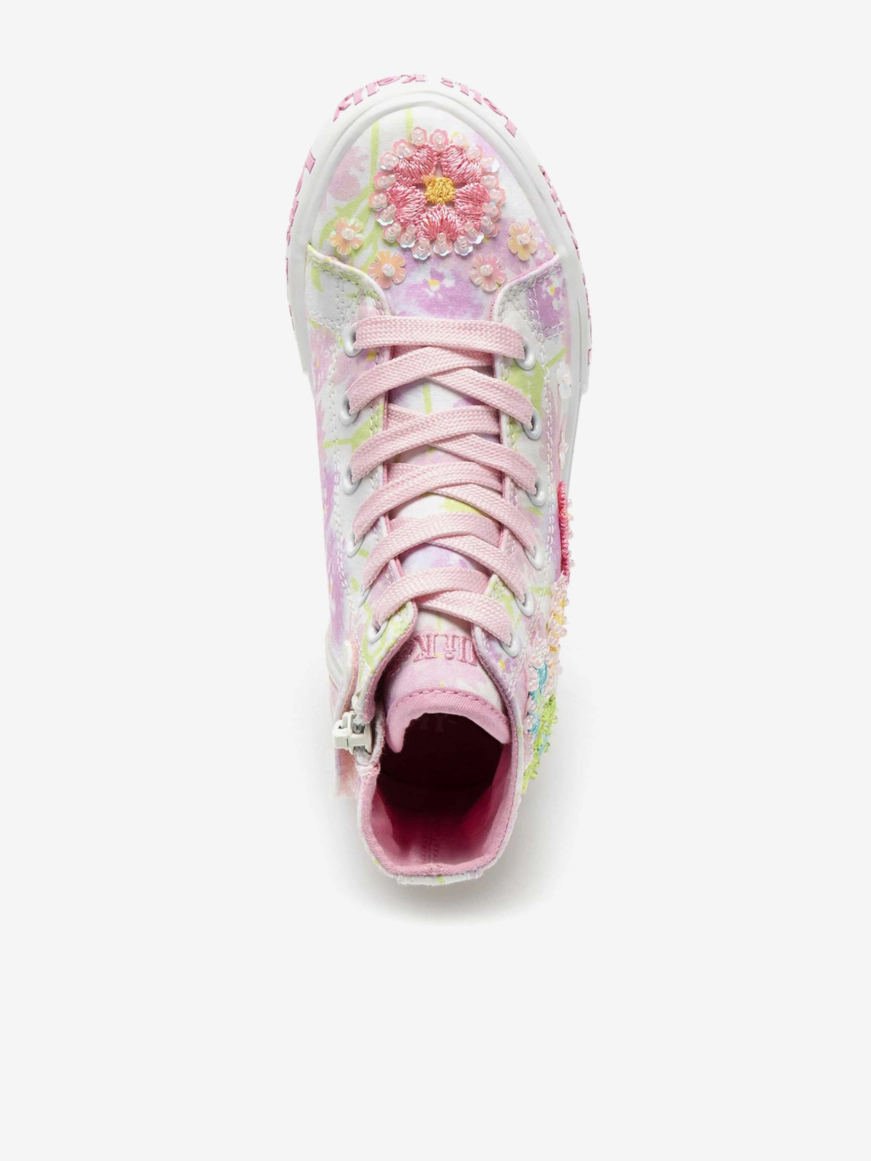 Girls Eloise Mid Baseball Boots in White