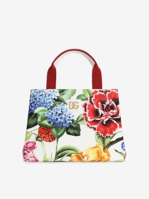 Girls Floral Tote Bag in Multicolour (26cm)