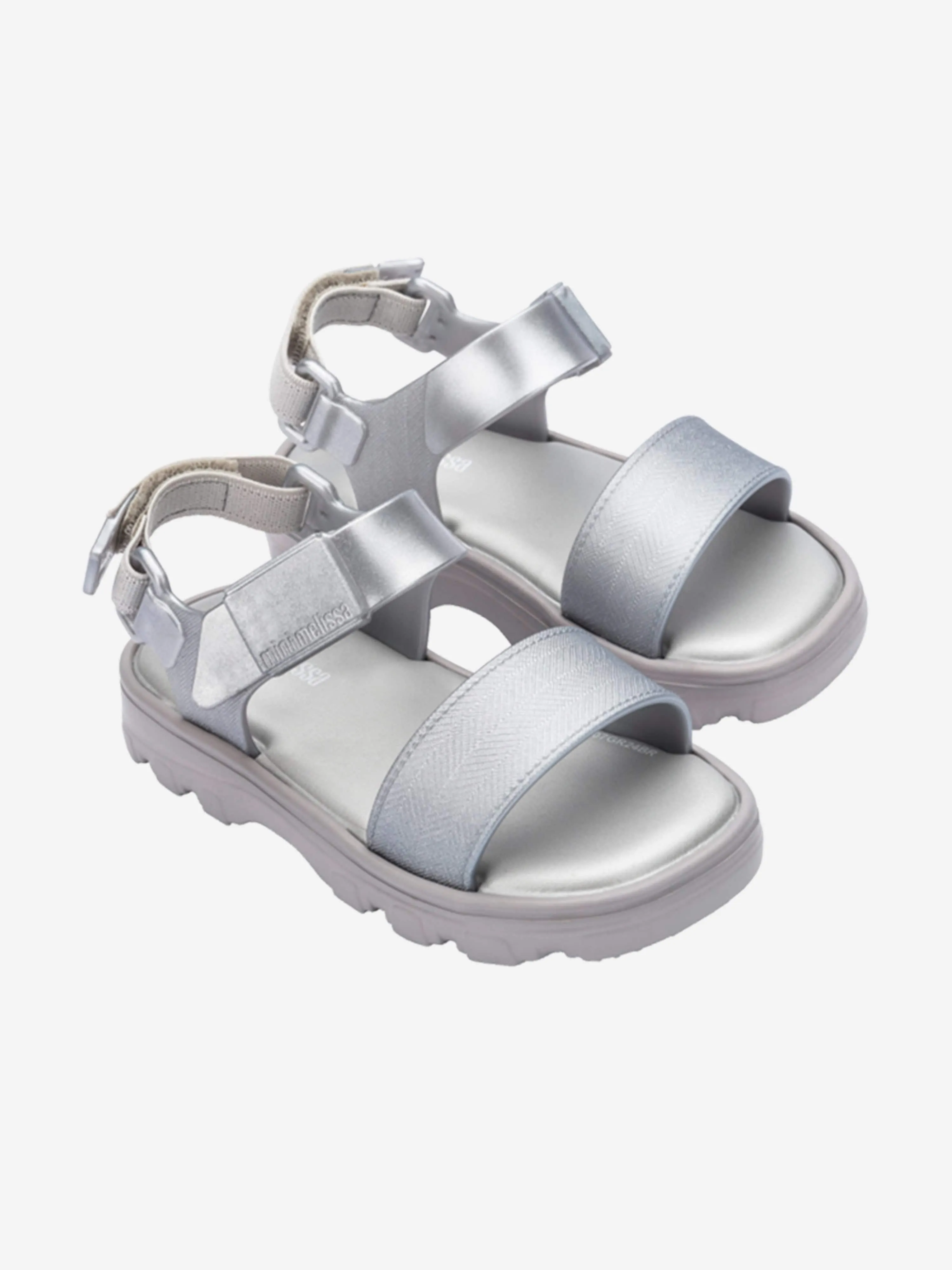 Girls Kick Off Sandals in Silver