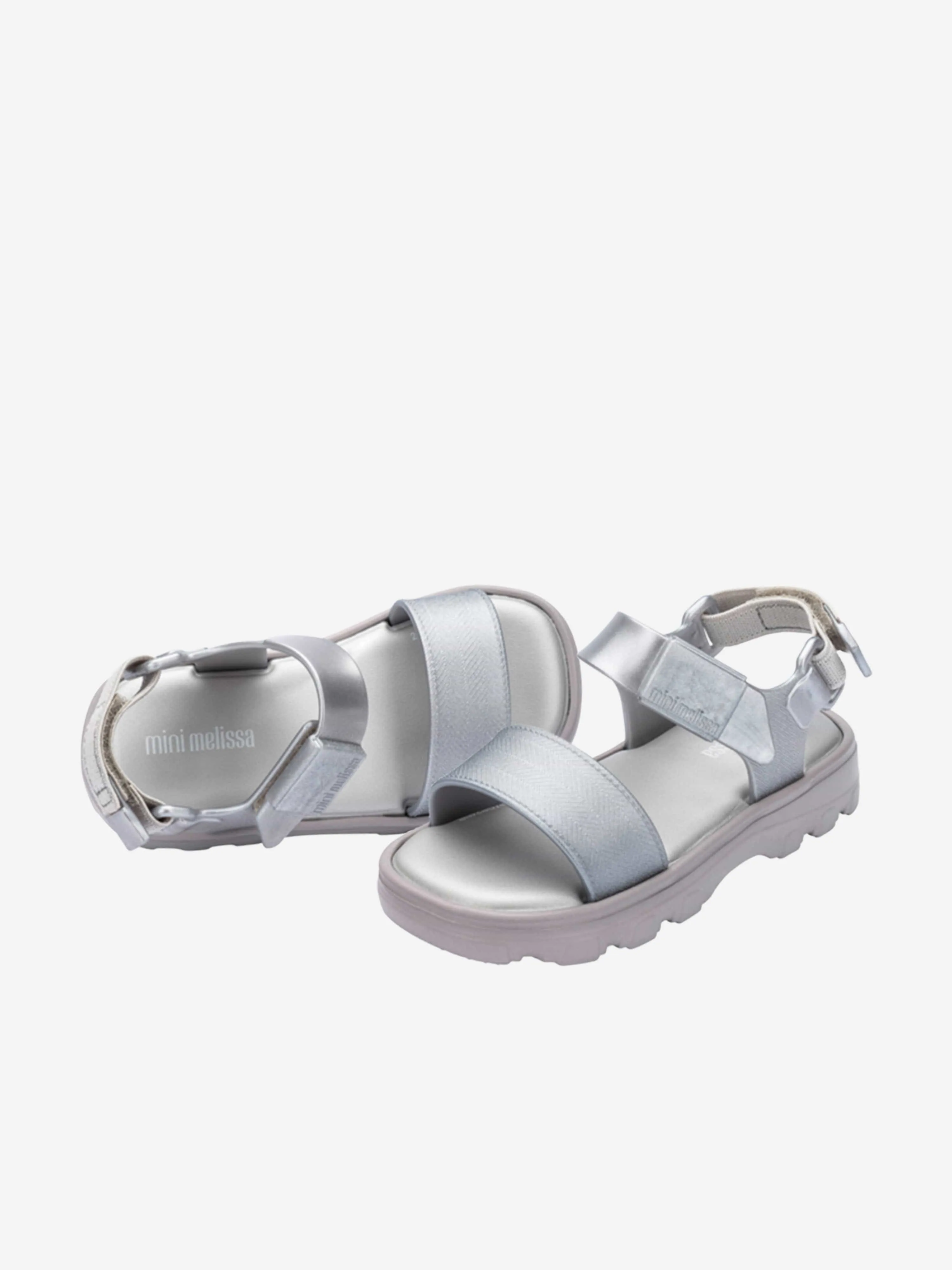 Girls Kick Off Sandals in Silver