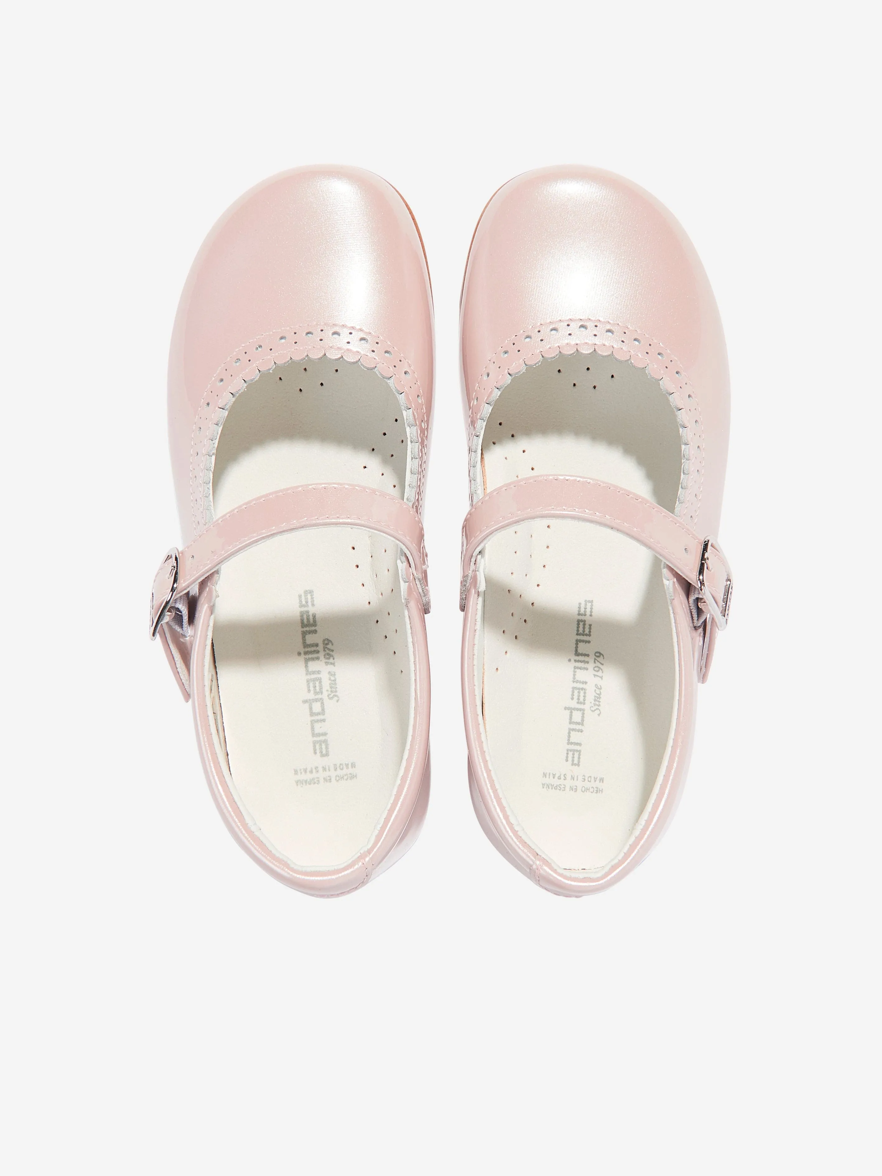 Girls Patent Leather Mary Jane Shoes in Pink