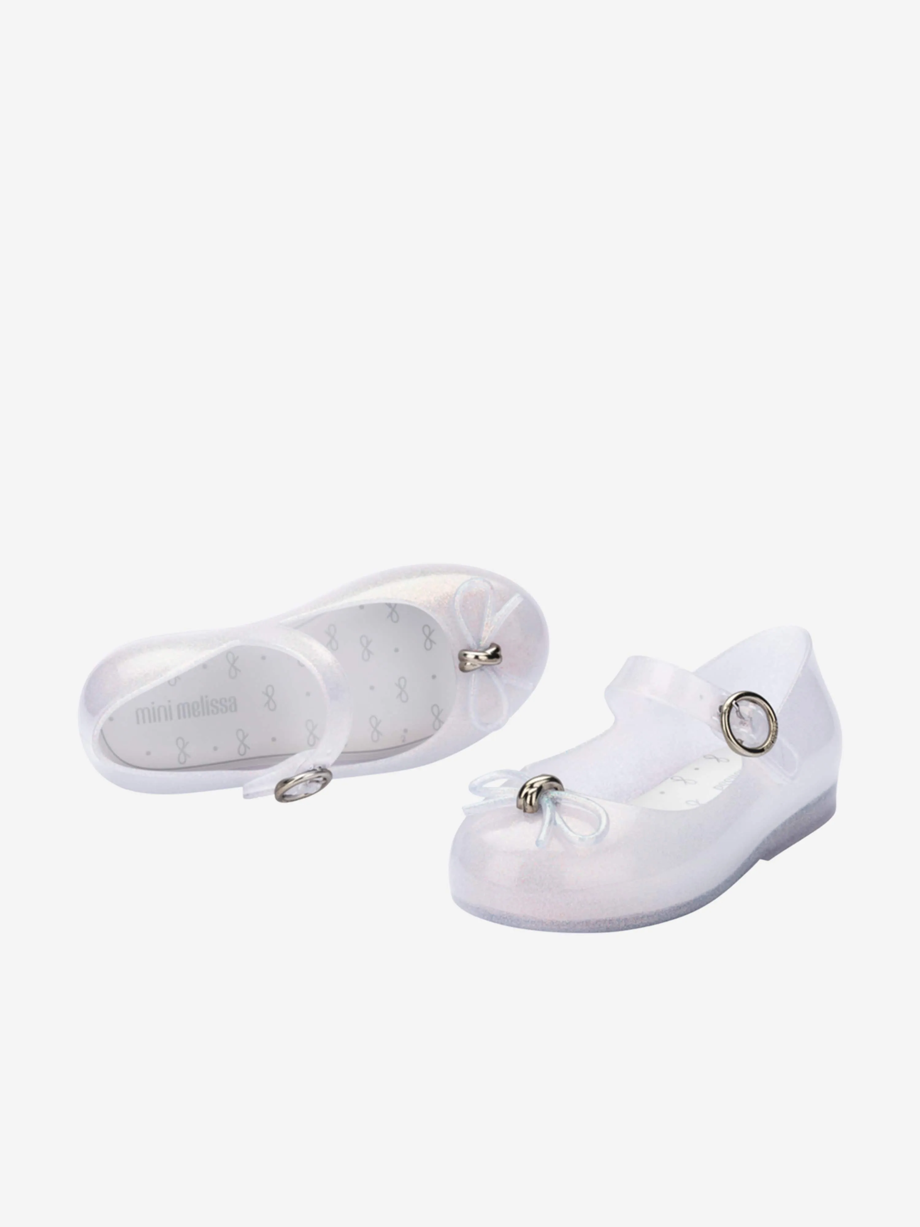 Girls Sweet Love Ballerinas in White