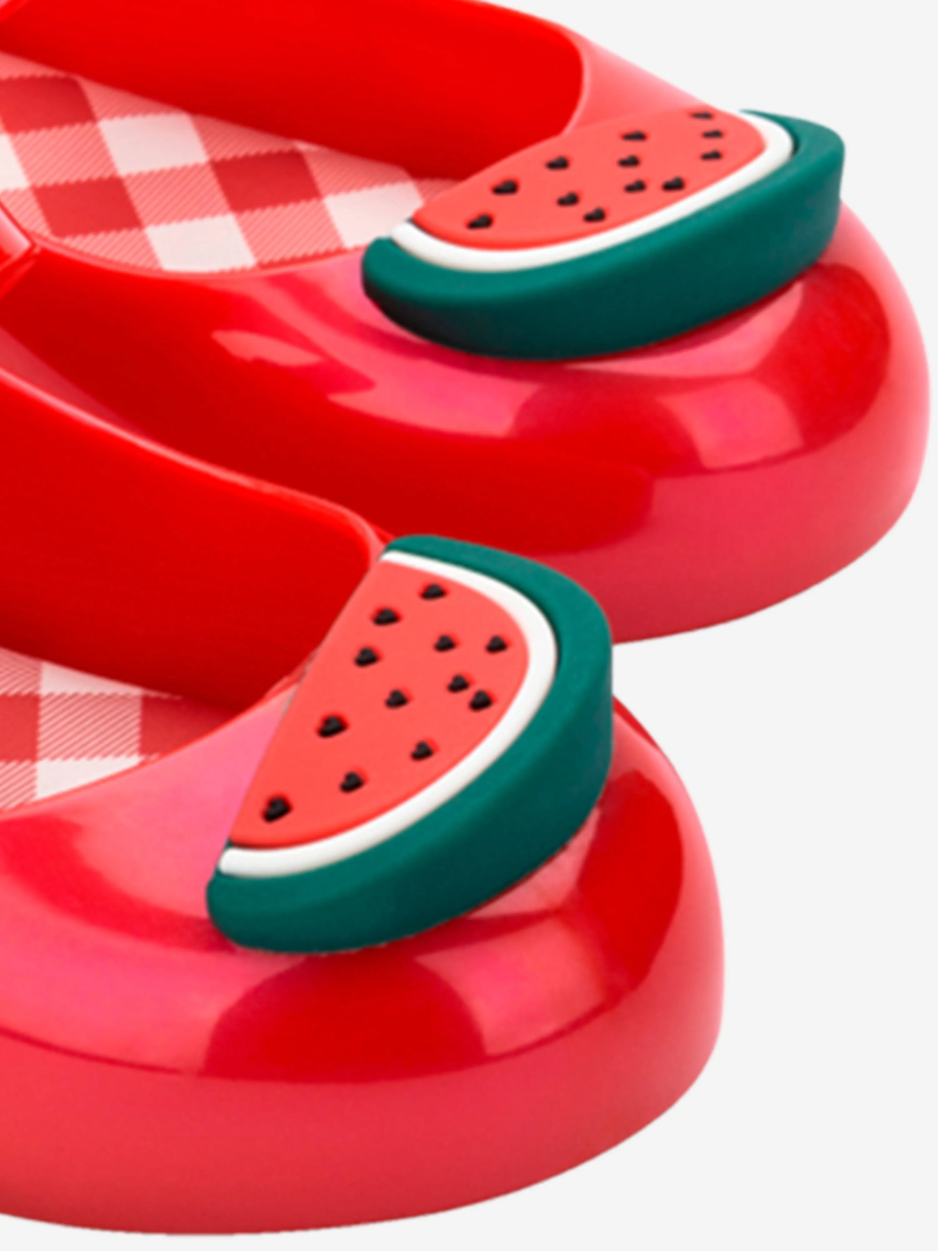 Girls Sweet Love Picnic Ballerinas in Red
