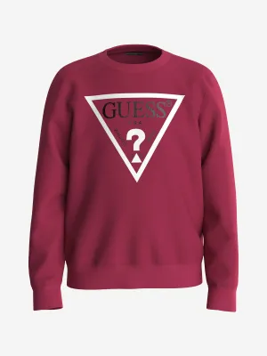 Guess Boys Logo Sweatshirt in Red