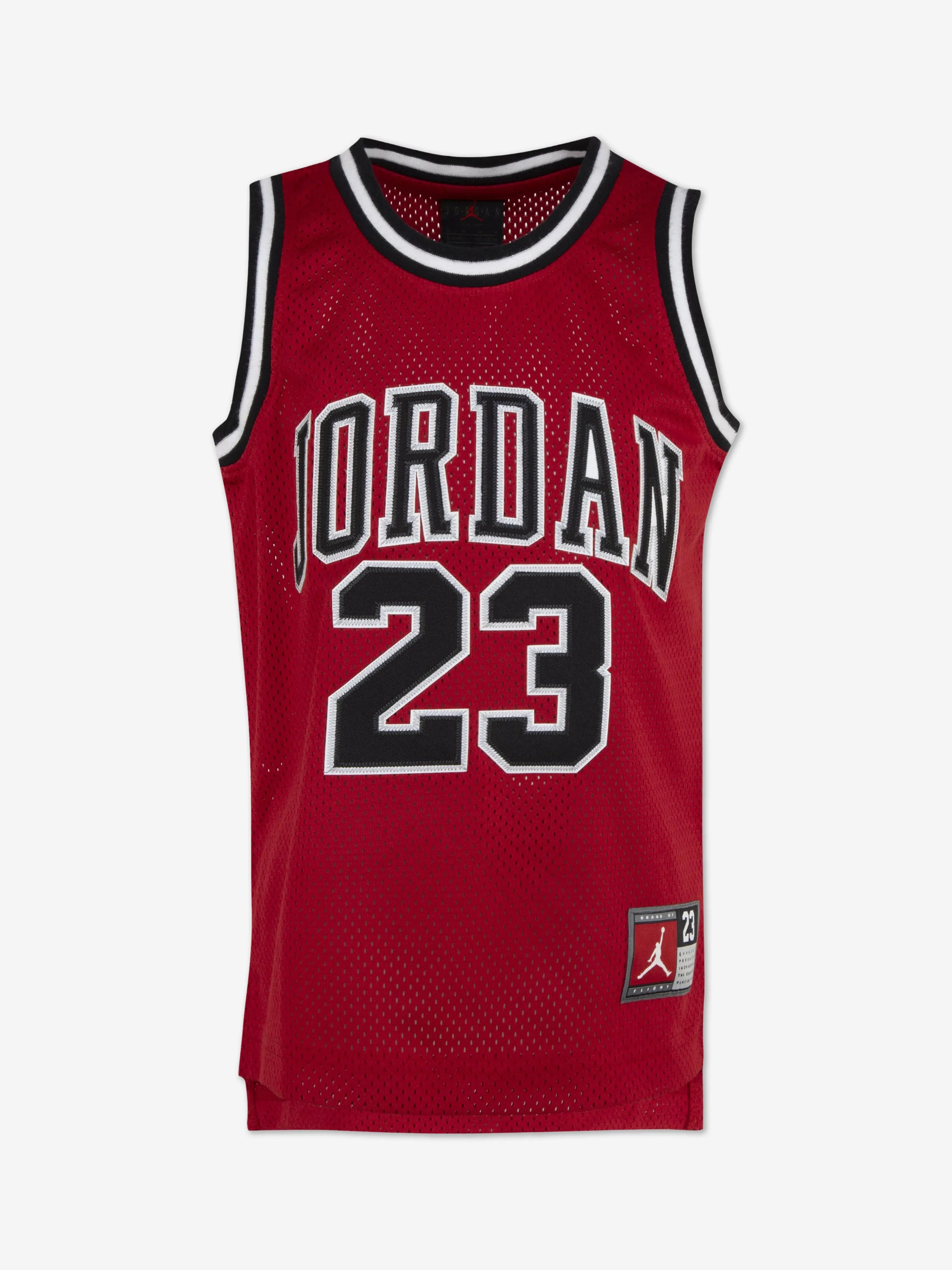 Jordan Boys 23 Jersey Sleeveless Top in Red