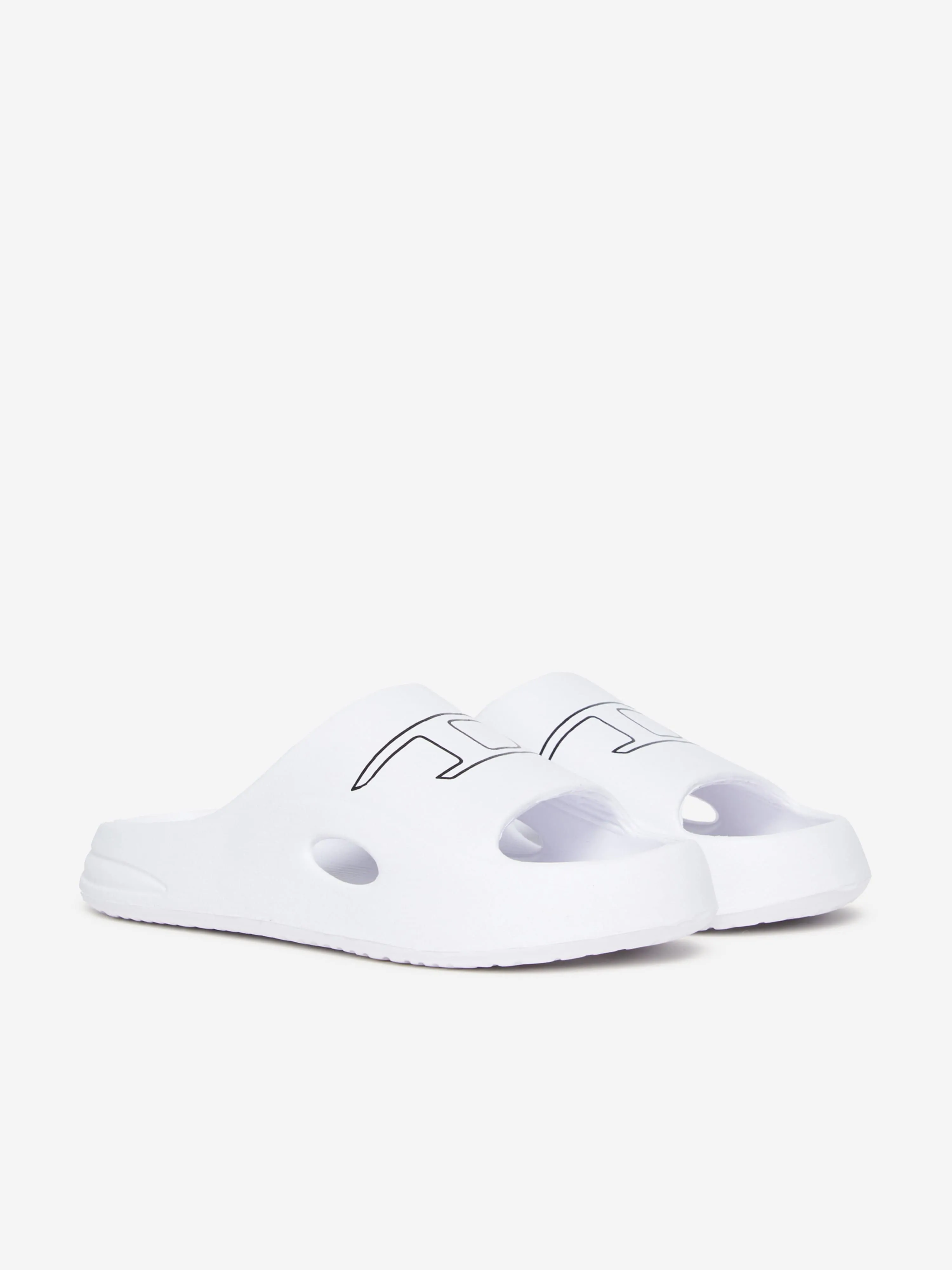 Kids Logo Sliders in White