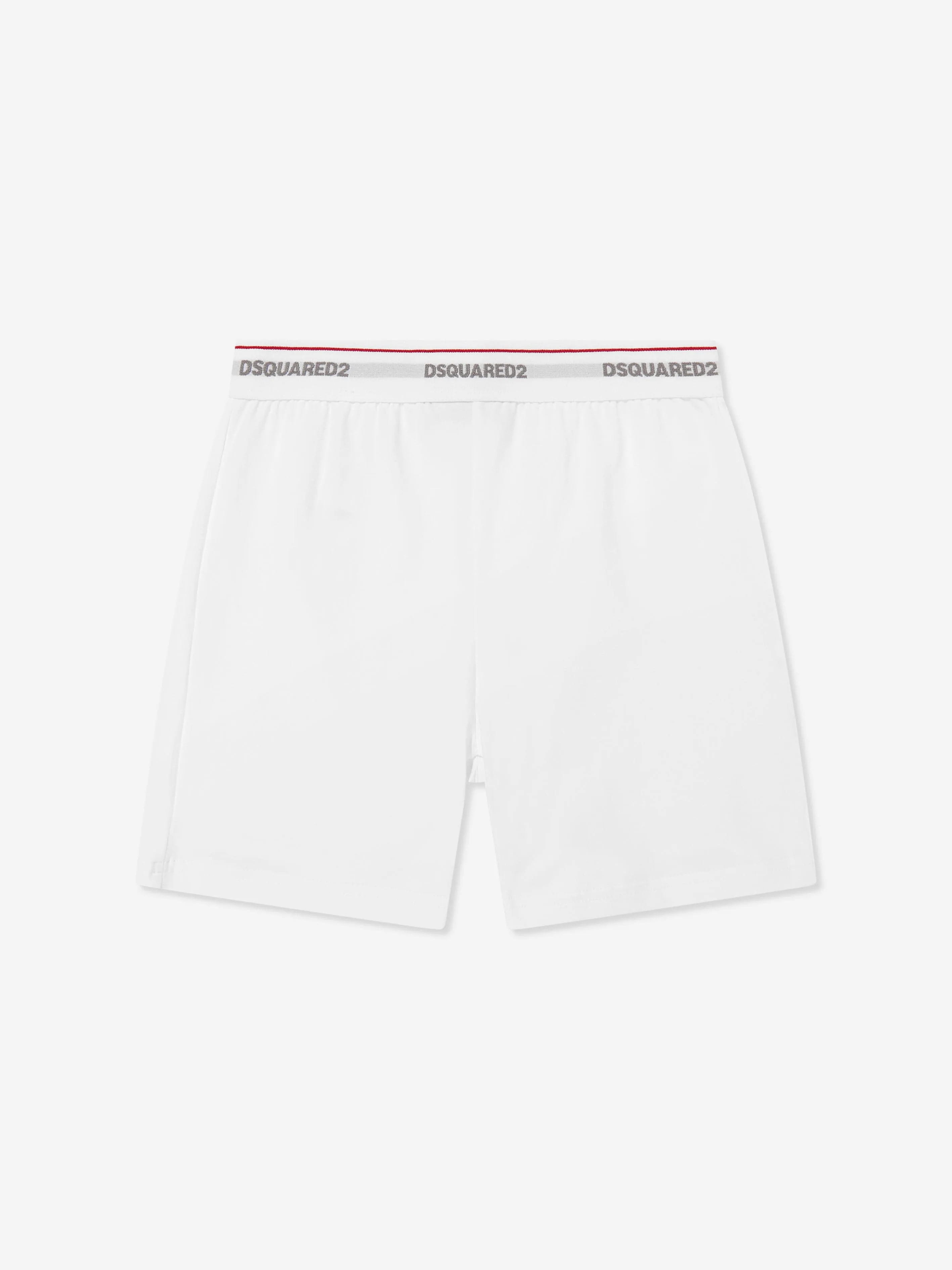 Kids Short Pyjama Set in White