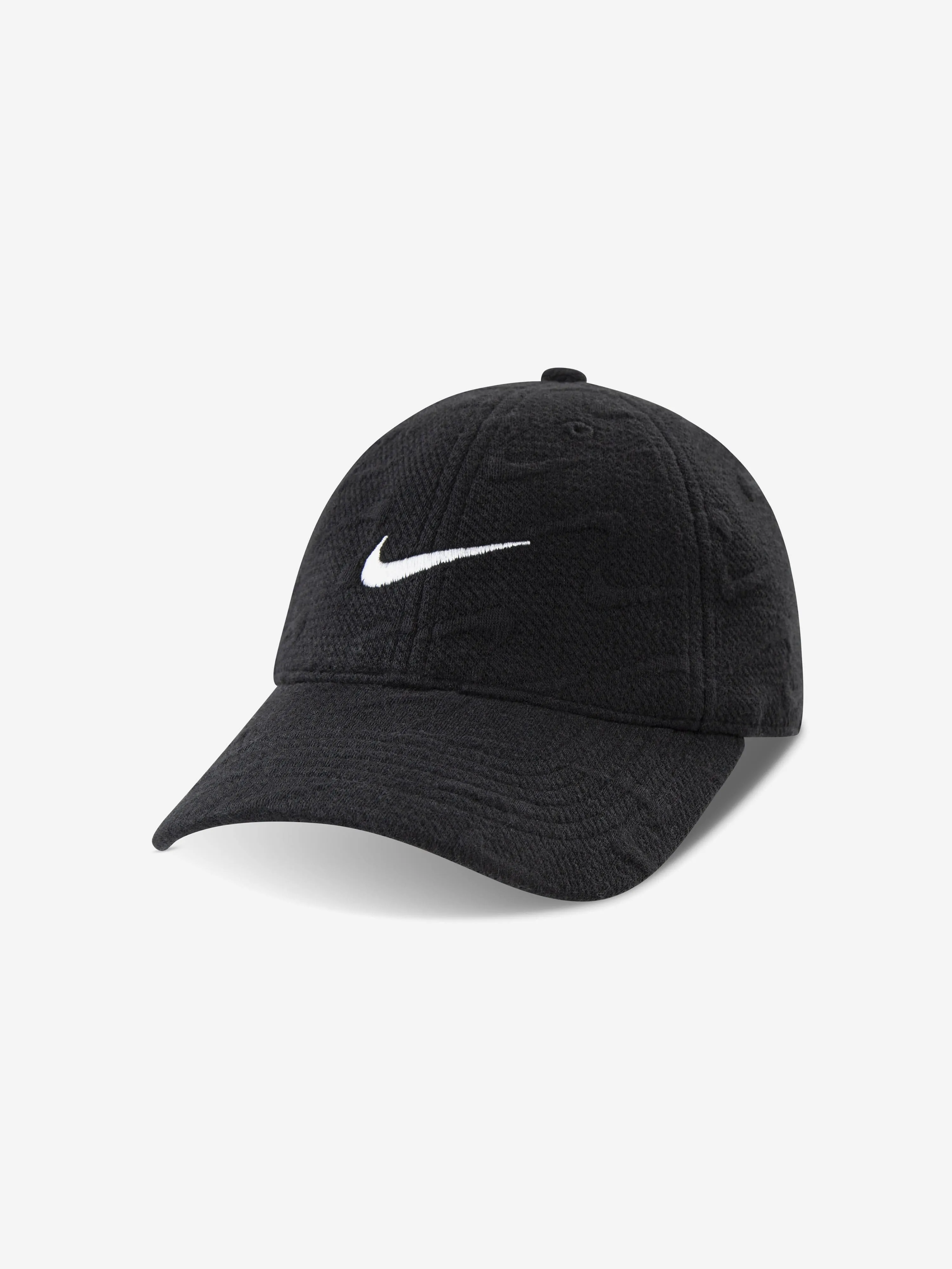 Kids Swoosh Motion Club Cap in Black