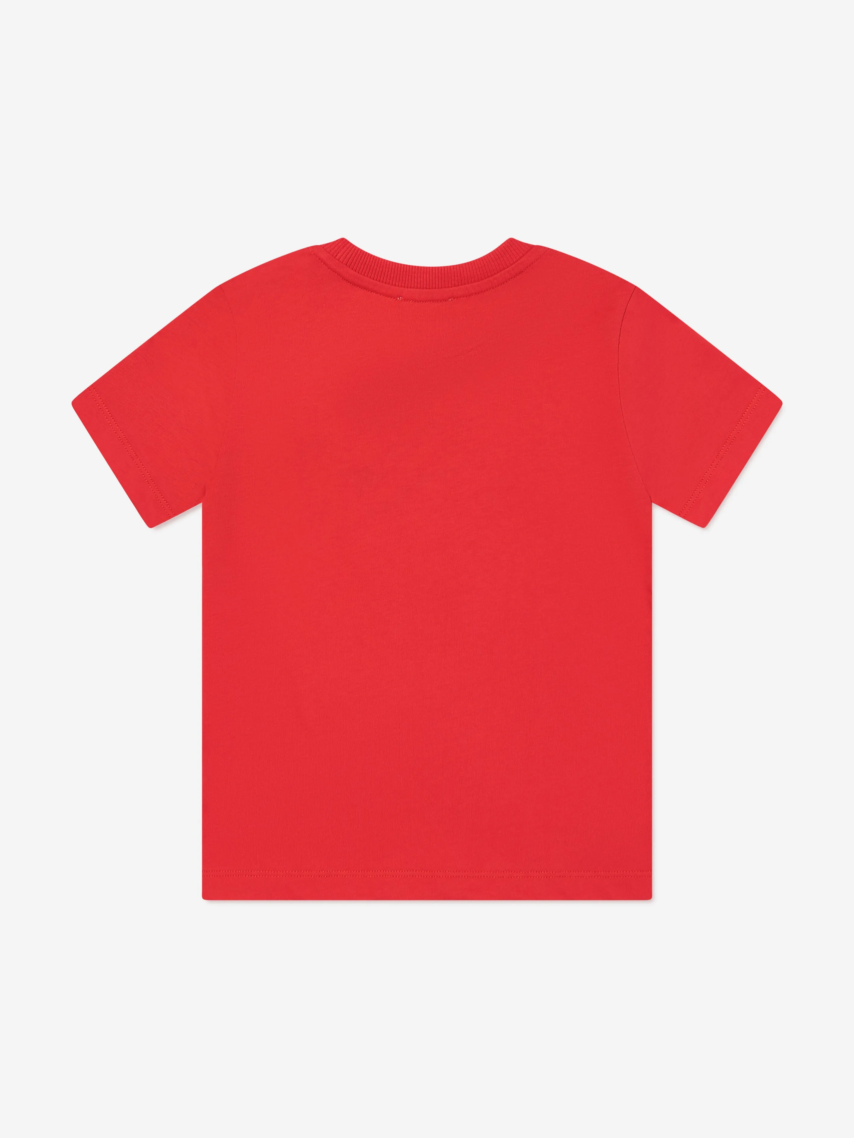 Kids Teddy Bear Logo T-Shirt in Red