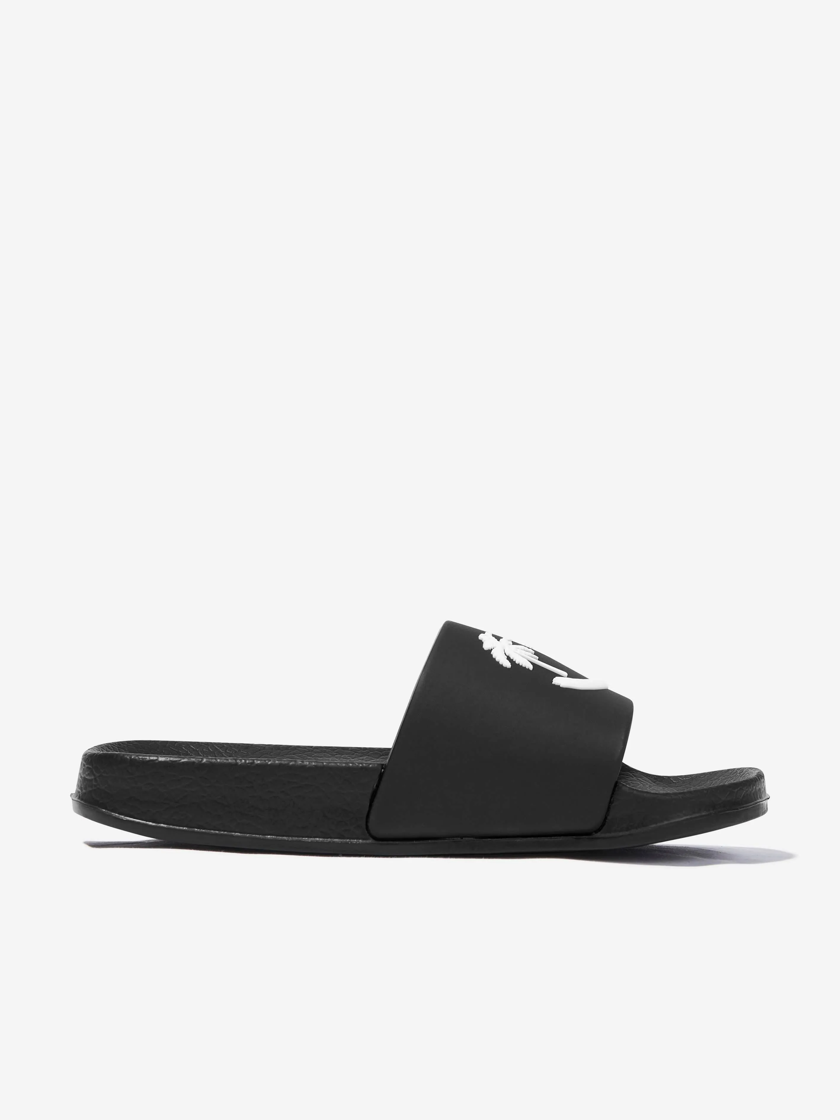 Kids Zhappy Sliders in Black