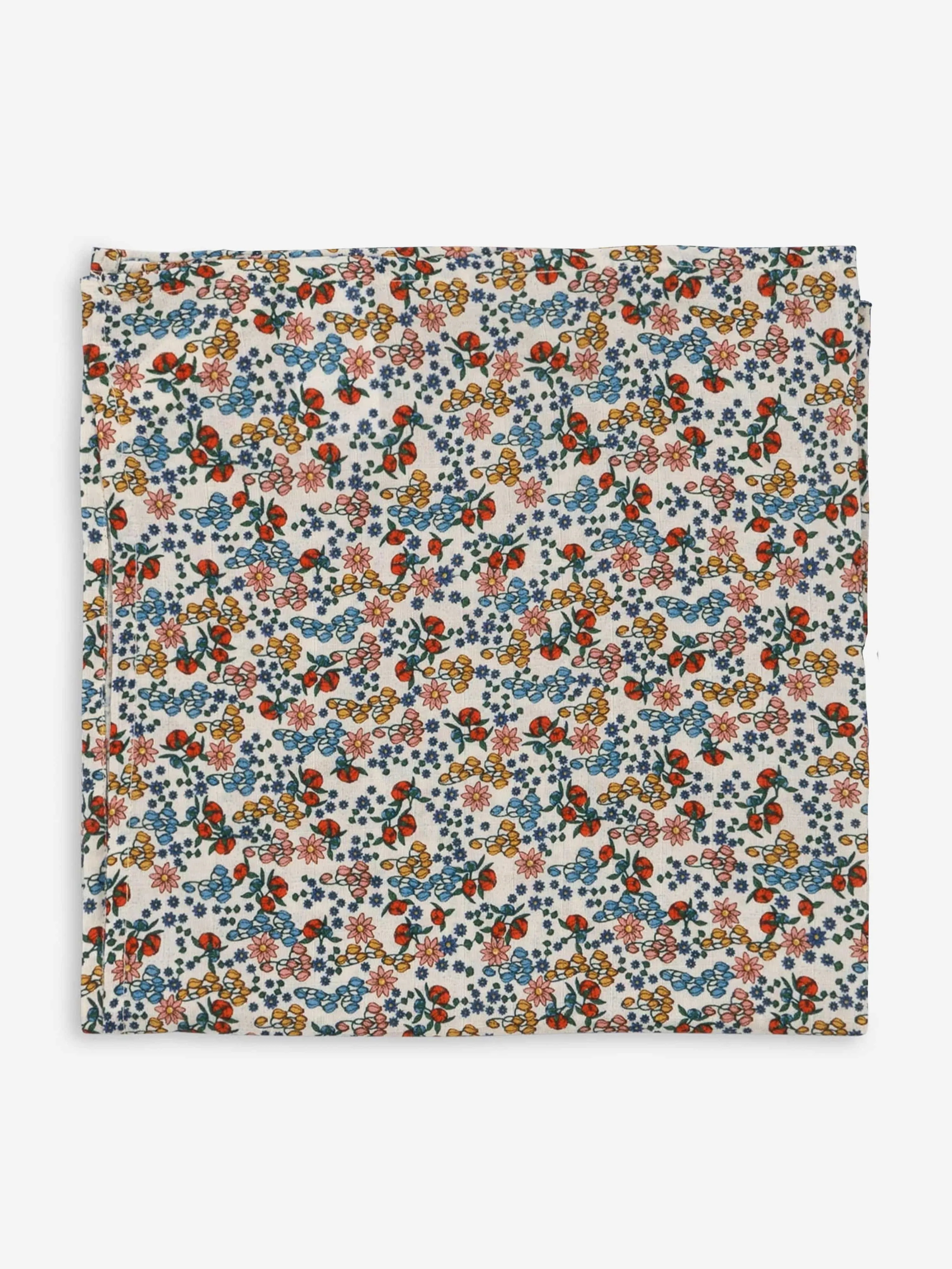 Konges Sljd Baby Girls Floral Muslin Swaddle in Multicolour (115cm)
