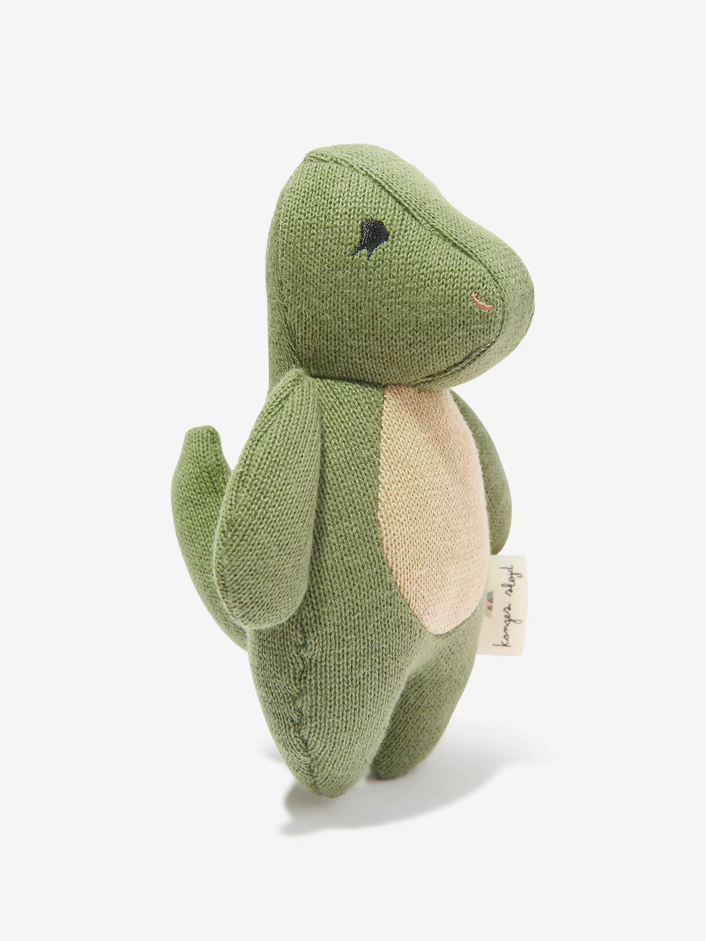 Konges Sljd Kids Dino Soft Toy in Green