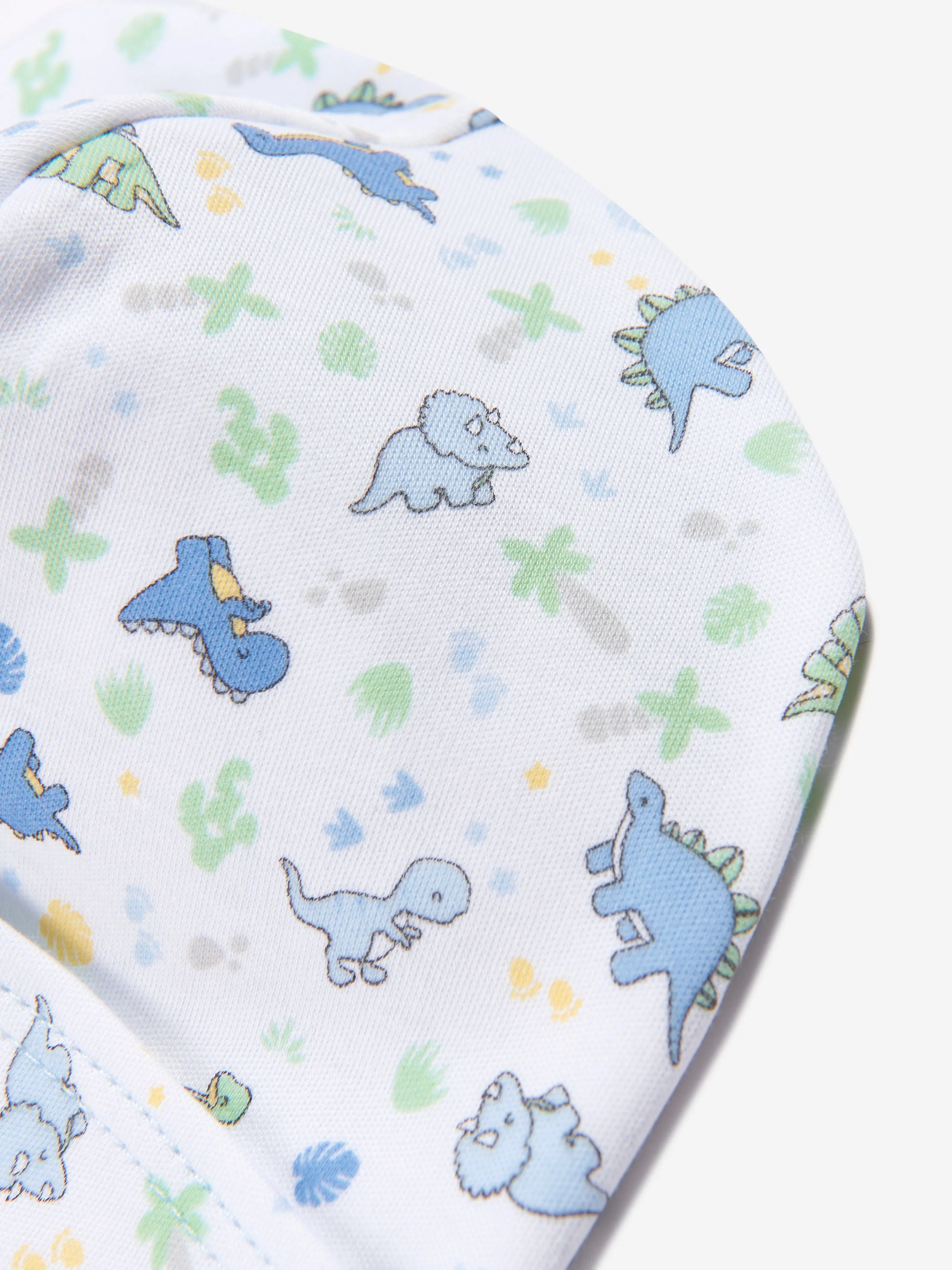 Magnolia Baby Baby Boys Dinoland Beanie Hat in White