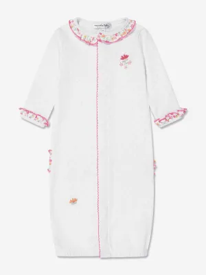 Magnolia Baby Baby Girls Embroidered Ruffle Converter in White