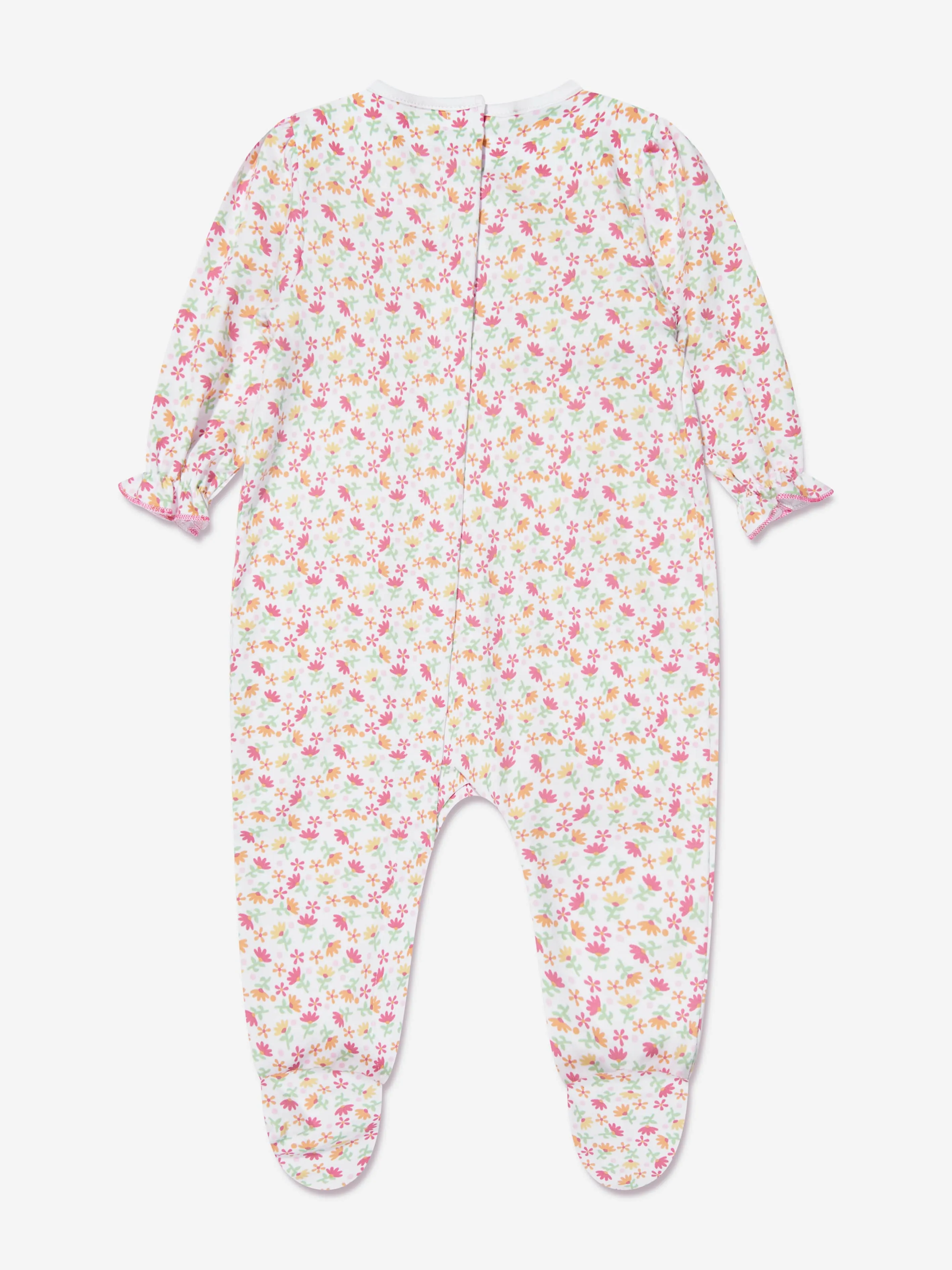 Magnolia Baby Baby Girls Smocked Babygrow in Pink