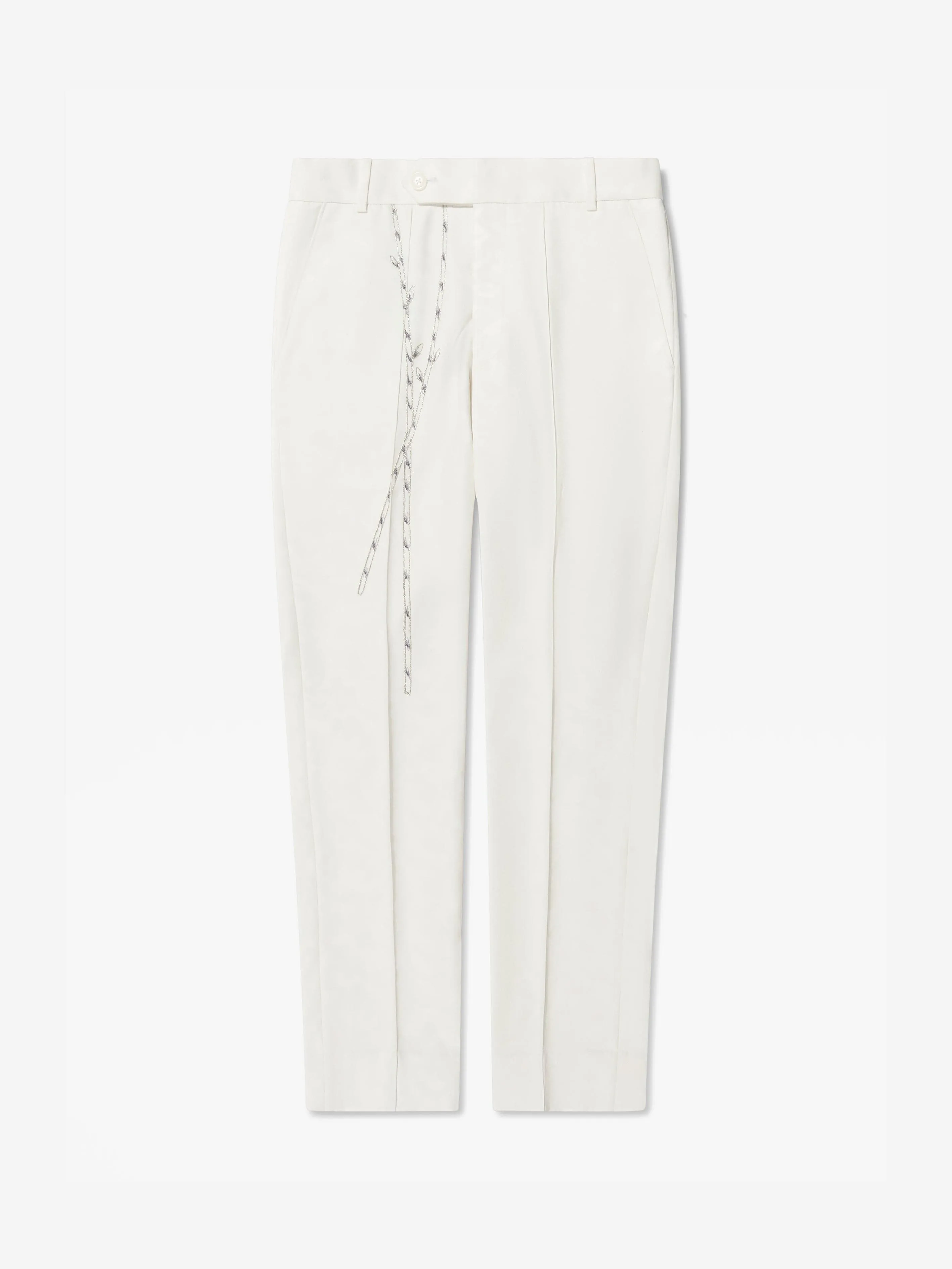 Maison Ava Boys Lance Suit in White