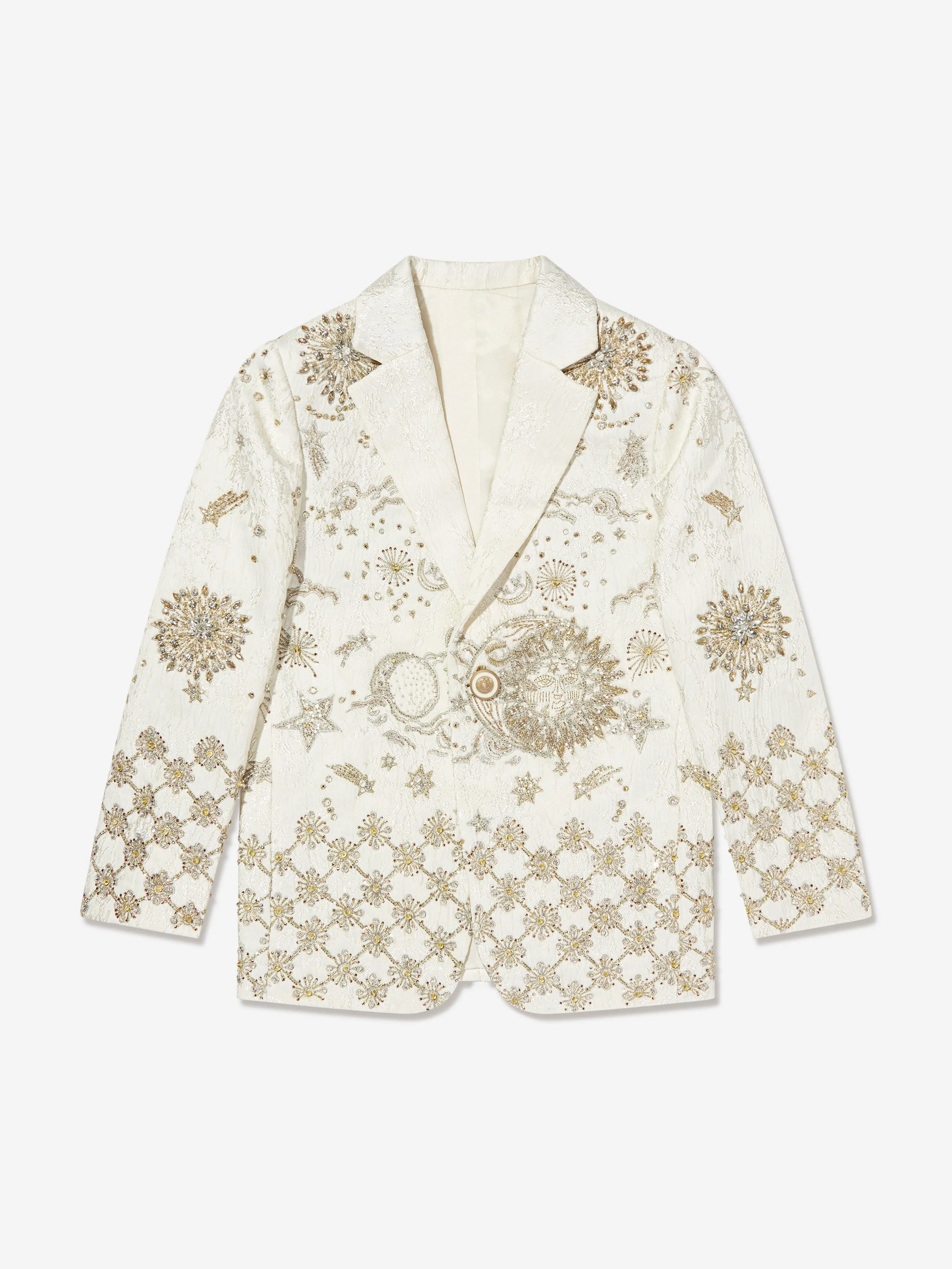 Maison Ava Boys Nash Suit in Ivory