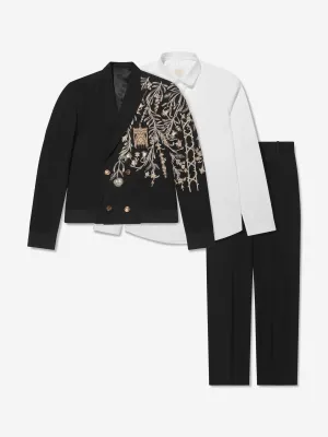 Maison Ava Boys Oliver Suit in Black