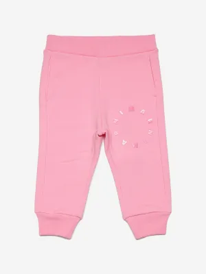 MARNI Baby Girls Round Logo Joggers in Pink