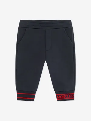 Moncler Enfant Baby Boys Logo Joggers in Navy