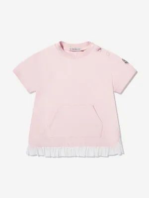 Moncler Enfant Baby Girls T-Shirt Dress in Pink