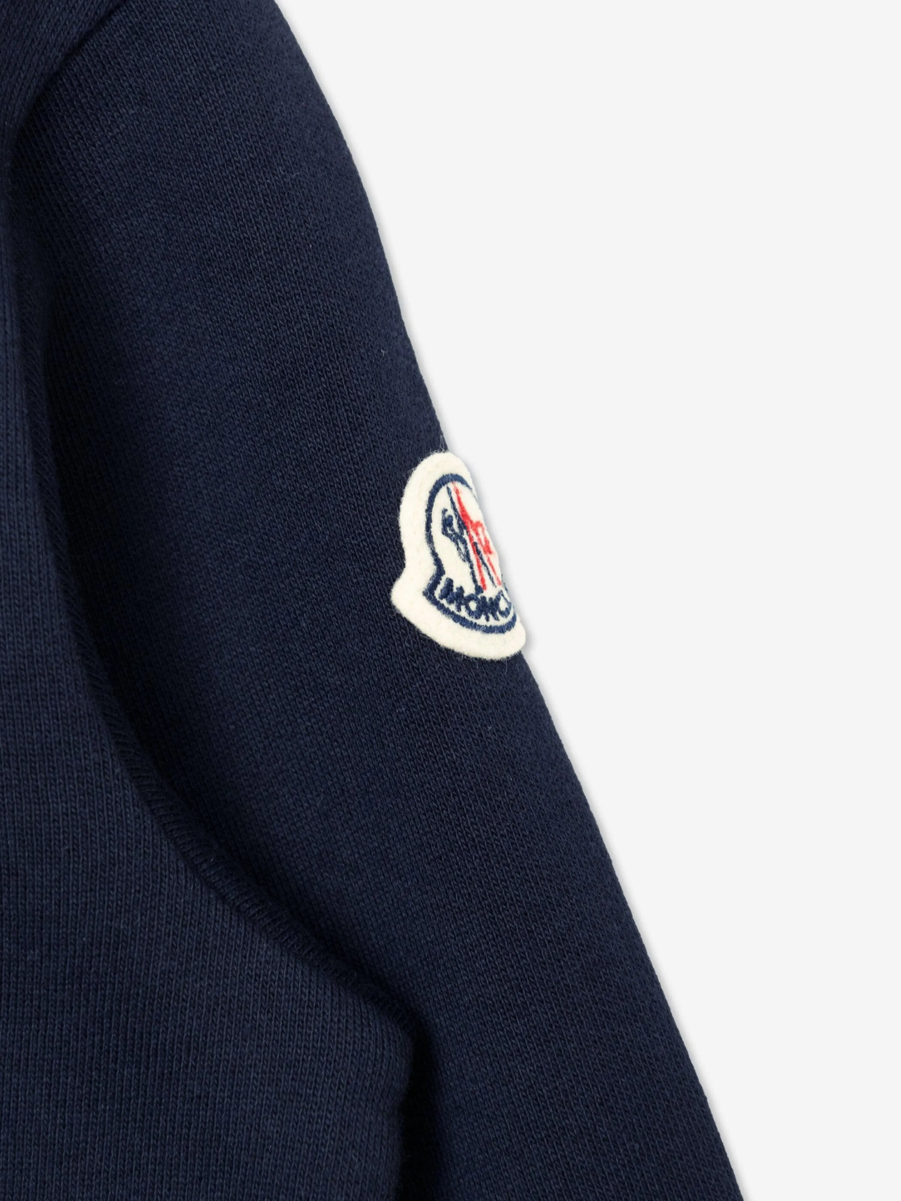 Moncler Enfant Boys Logo Sweatshirt in Navy