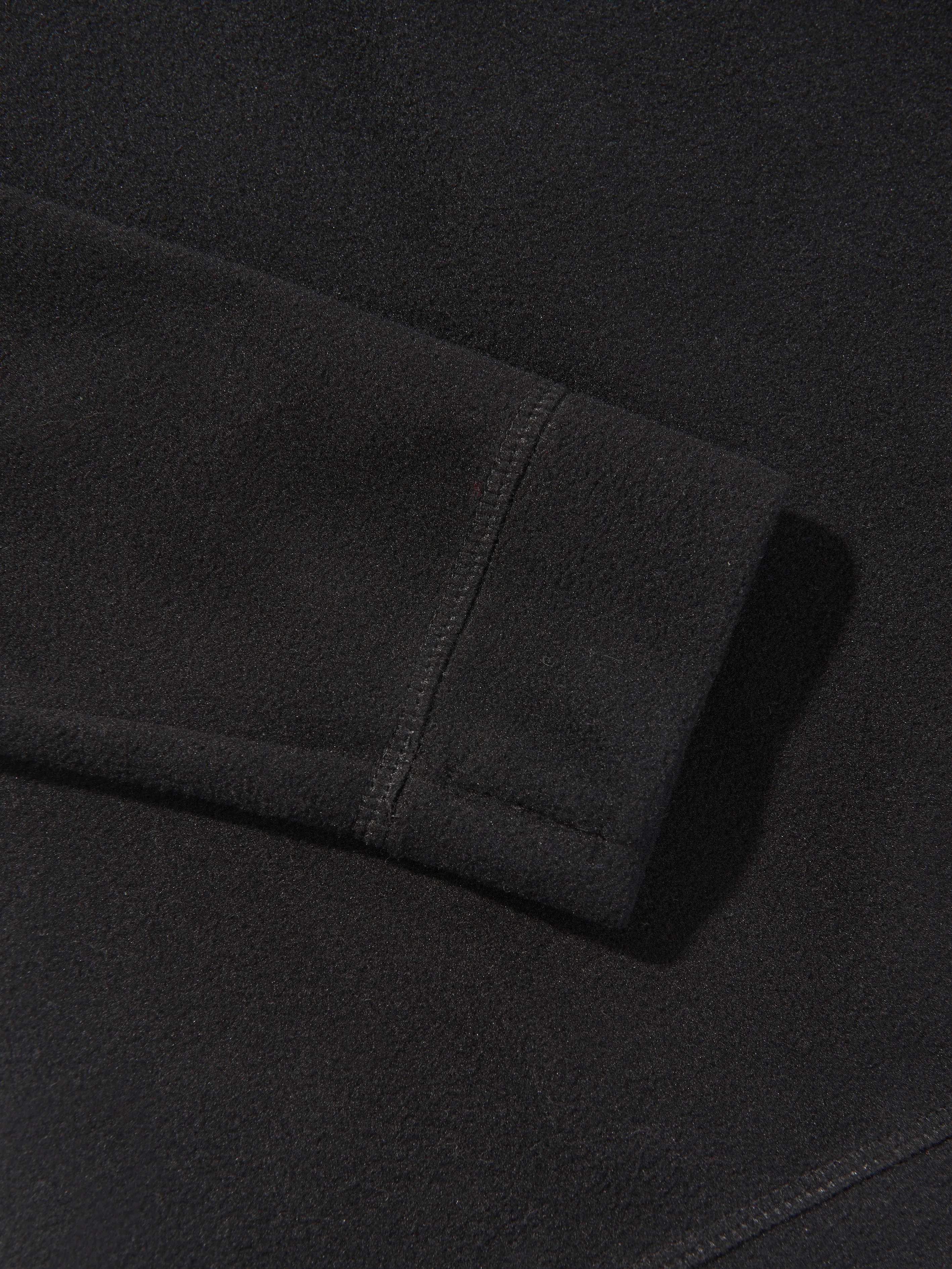 Moncler Enfant Kids Grenoble Half Zip Sweatshirt in Black