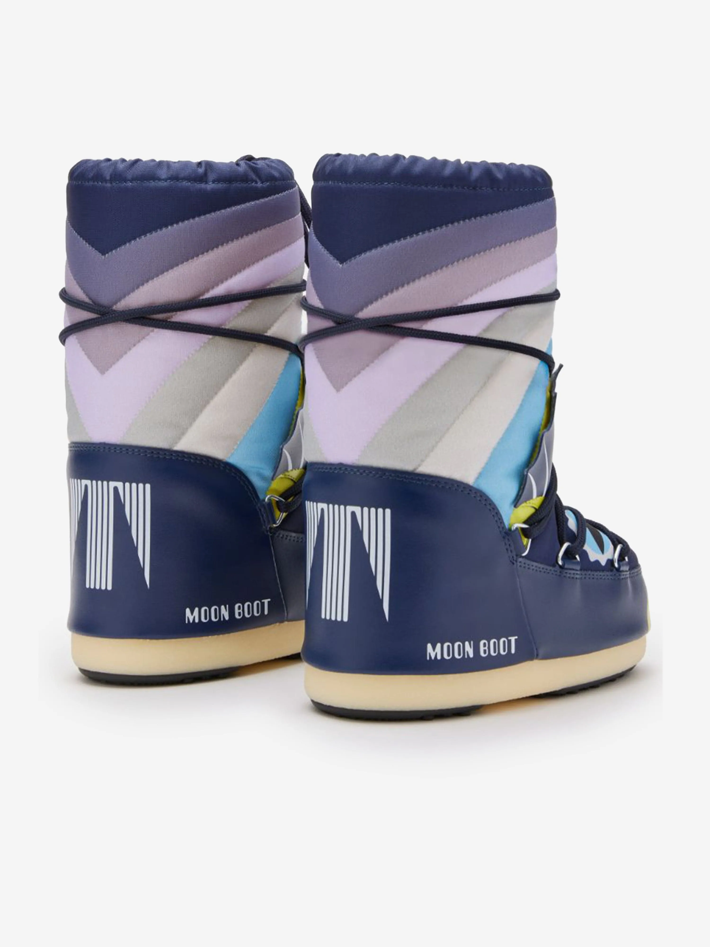 Moon Boot Boys Icon Dragon Boots in Blue