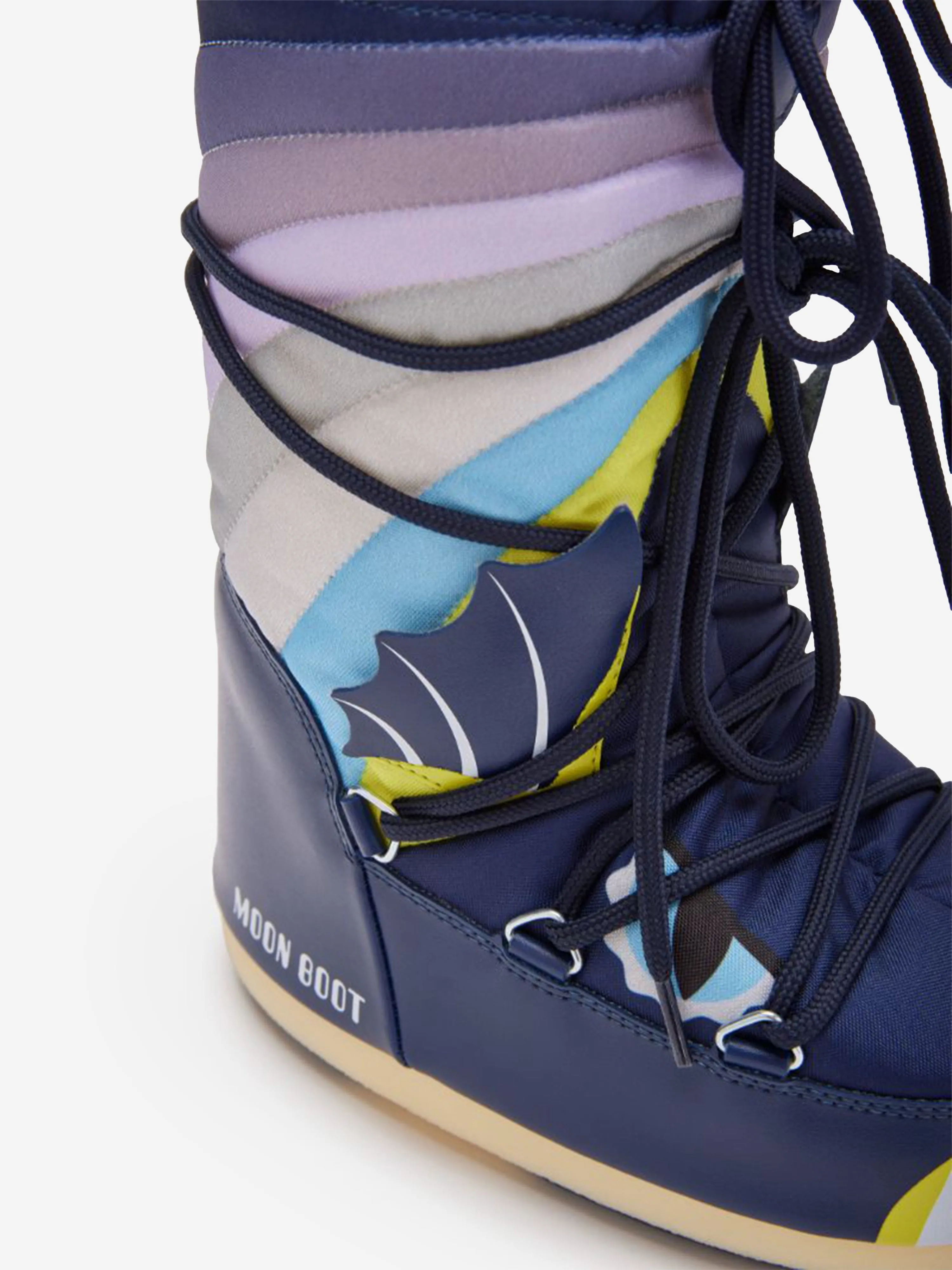 Moon Boot Boys Icon Dragon Boots in Blue