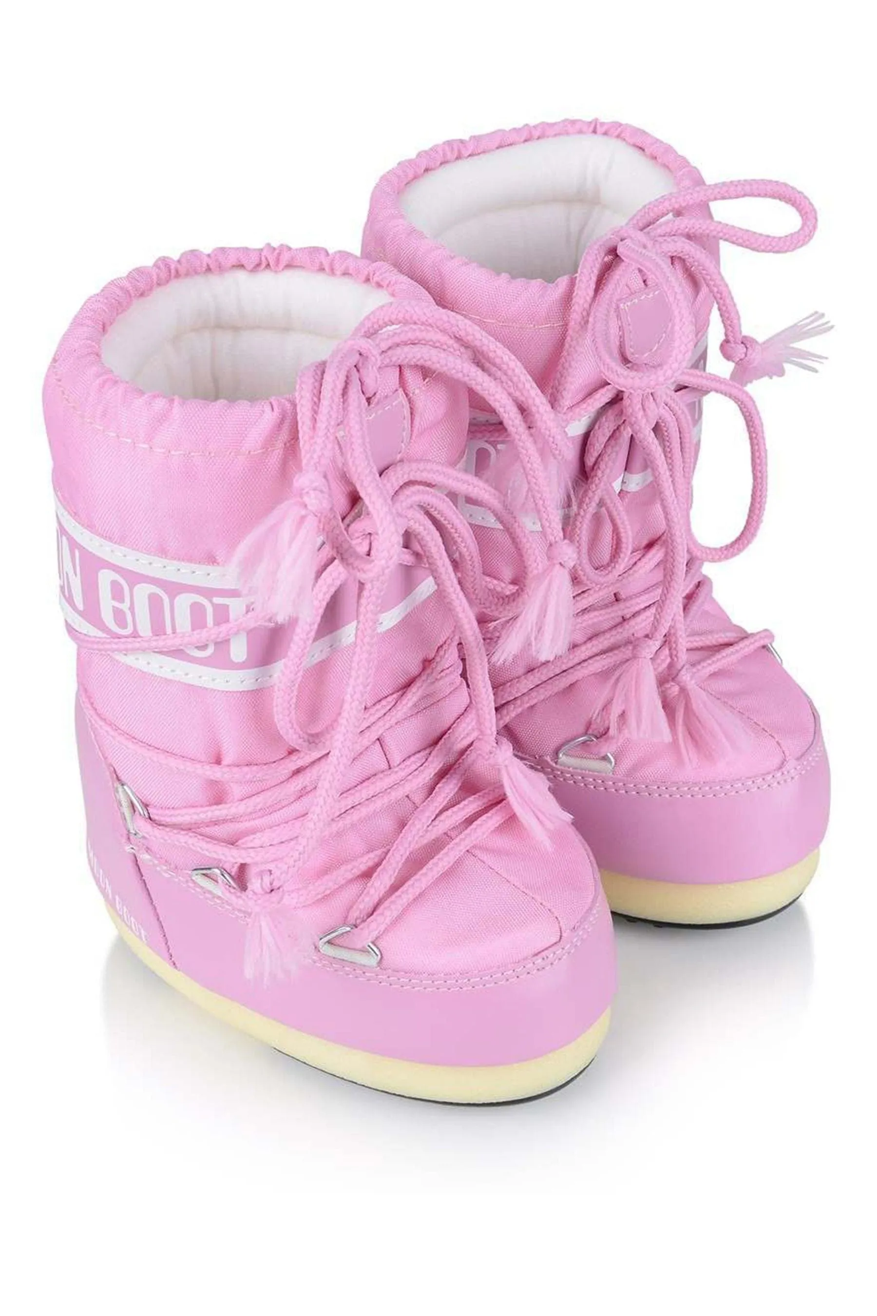 Moon Boot Girls Icon Nylon Snow Boots in Pink