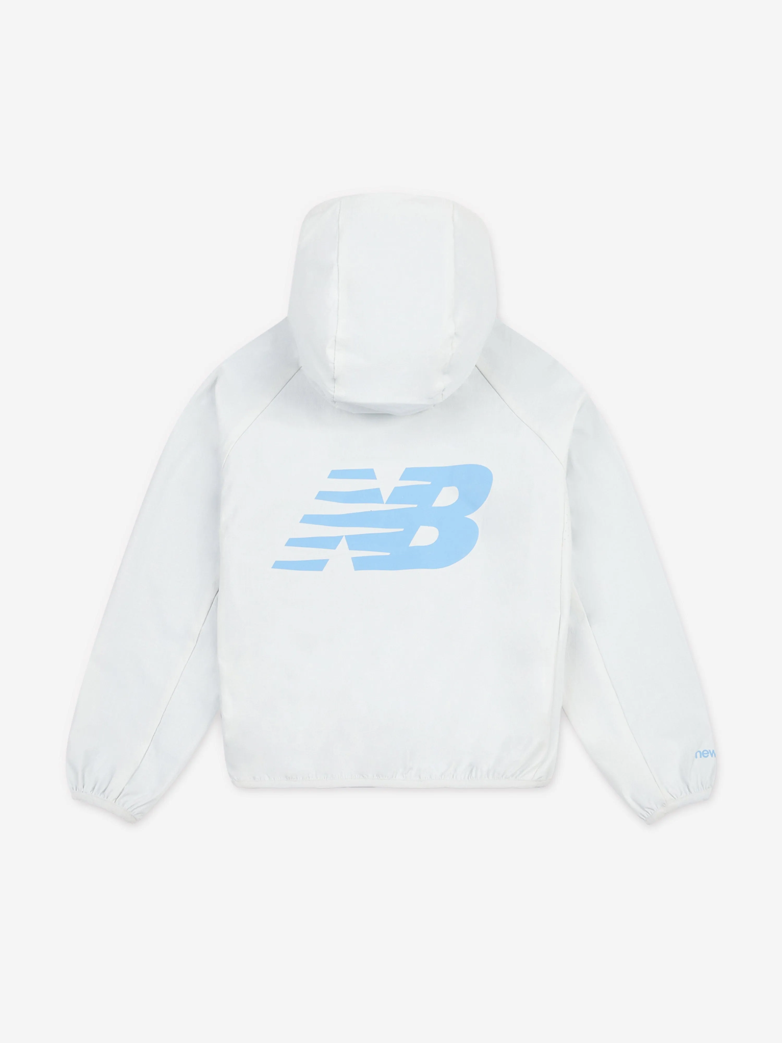 New Balance Boys Packable Ripstop Jacket in Grey