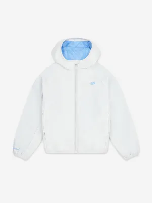New Balance Boys Packable Ripstop Jacket in Grey