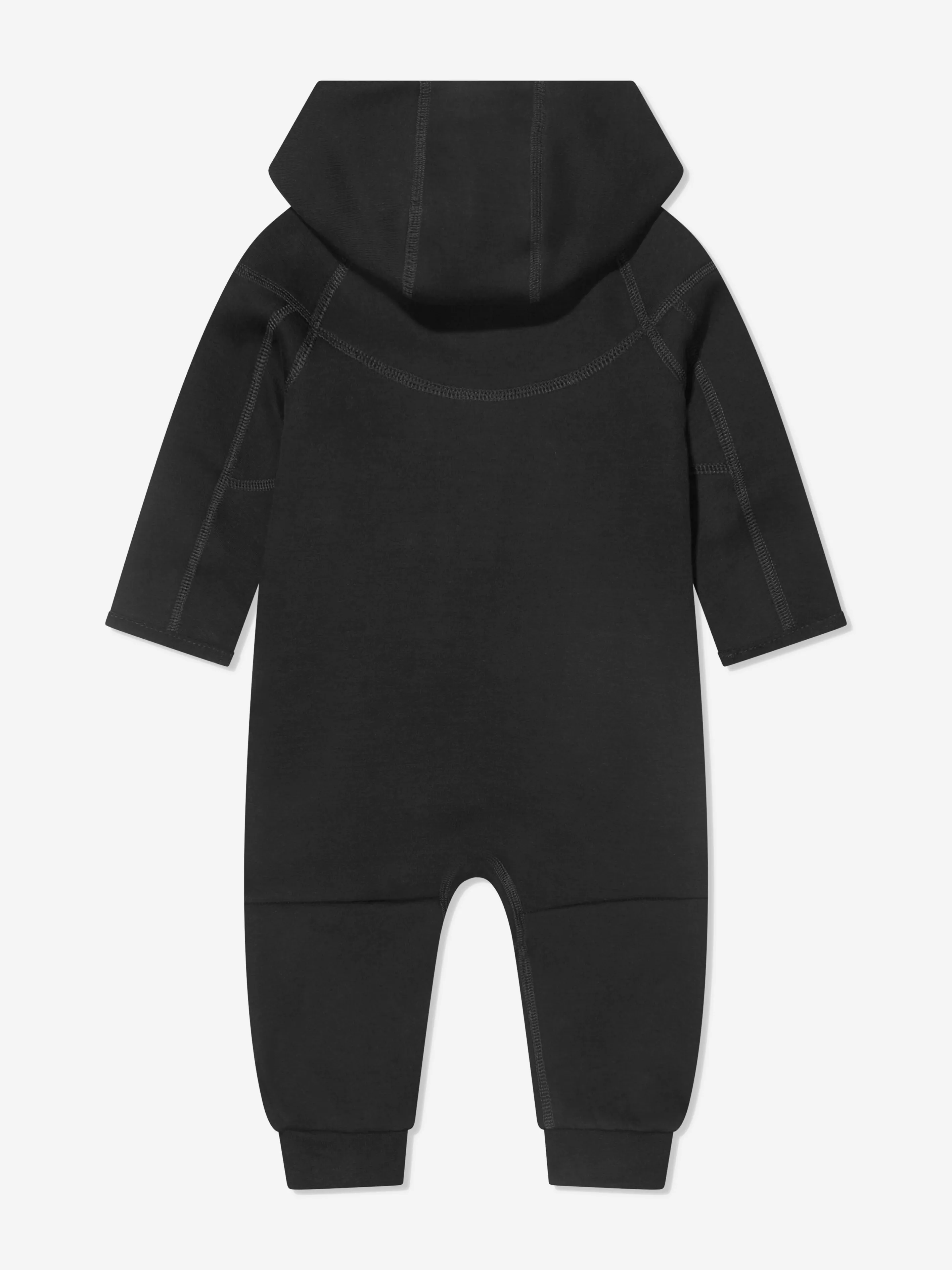 Nike Baby Boys Tech Fleece Hooded Coverall in Black
