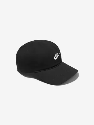 Nike Boys Futura Curve Brim Cap in Black