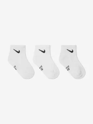 Nike Boys Performance Socks Set in White