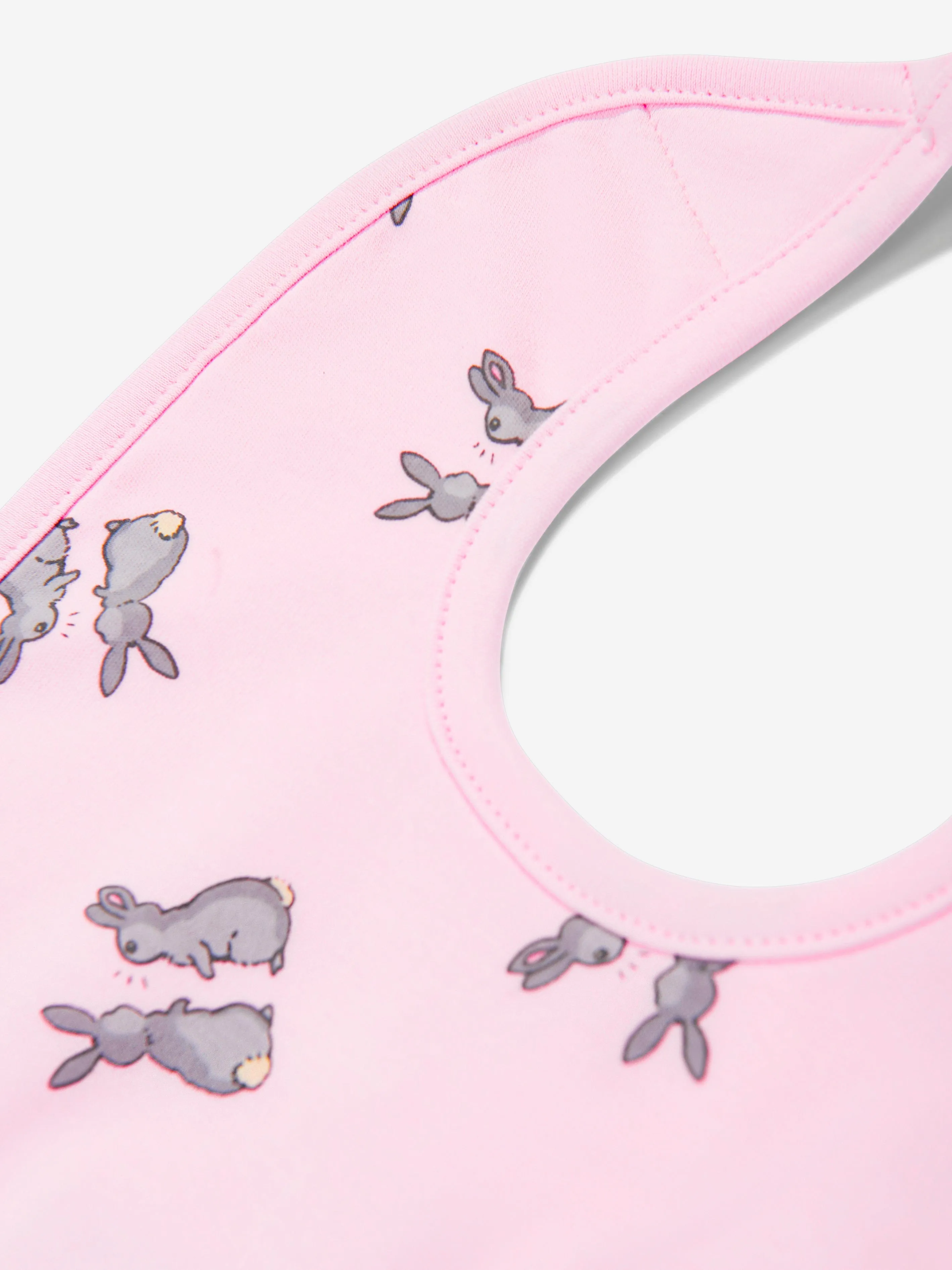 Rachel Riley Baby Girls Bunny Bib in Pink