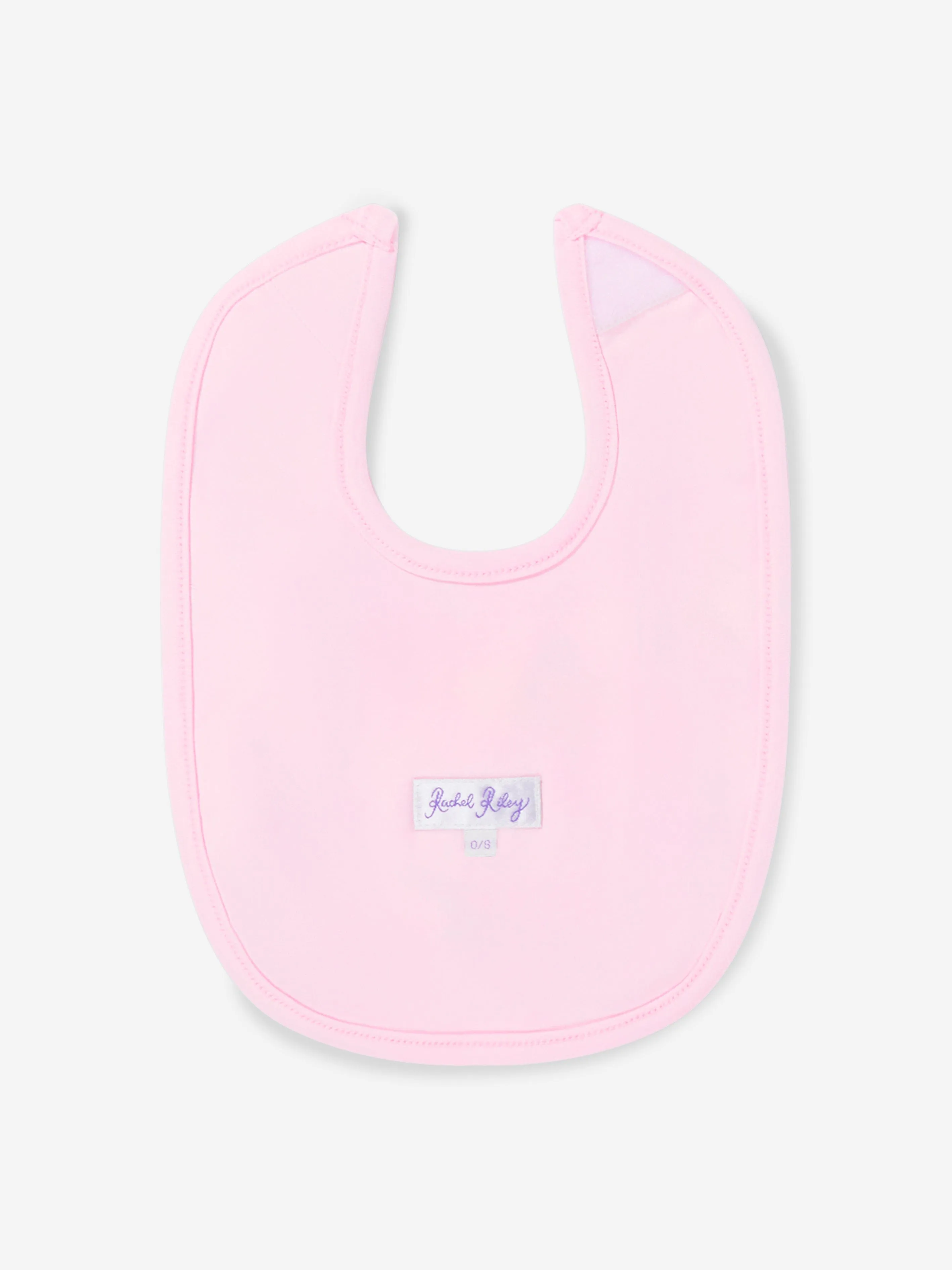 Rachel Riley Baby Girls Bunny Bib in Pink
