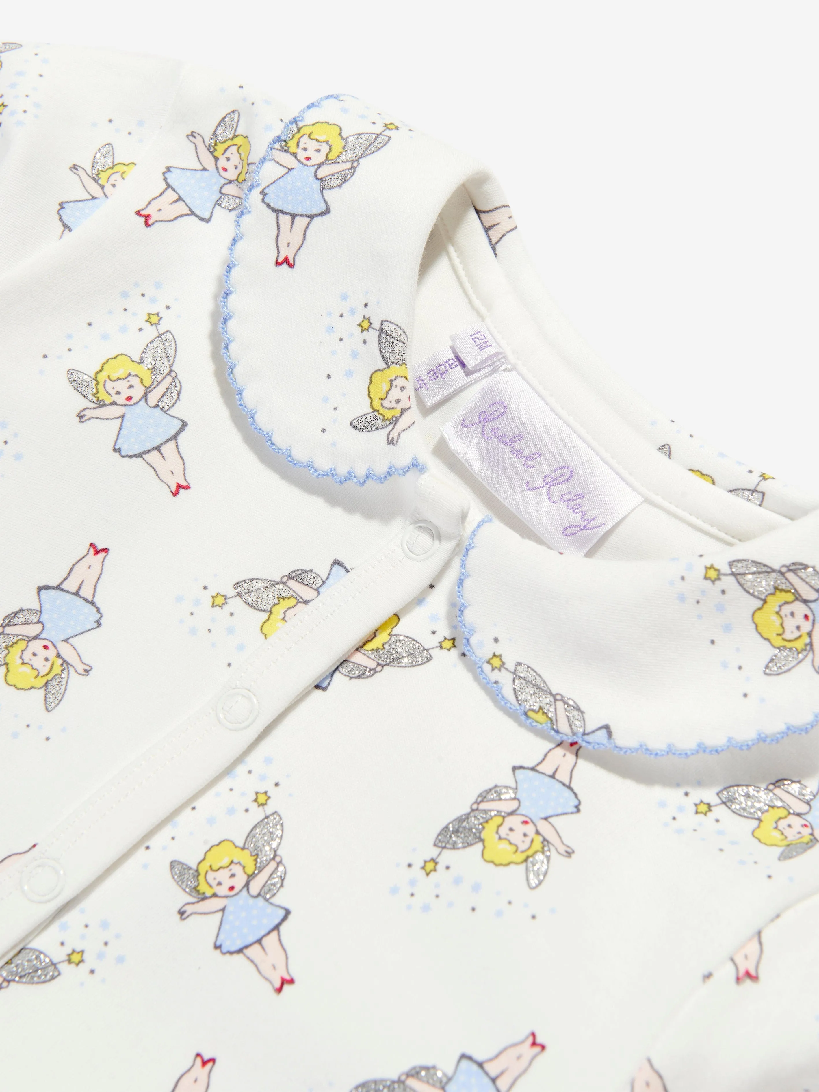 Rachel Riley Baby Girls Fairy Babygrow in White