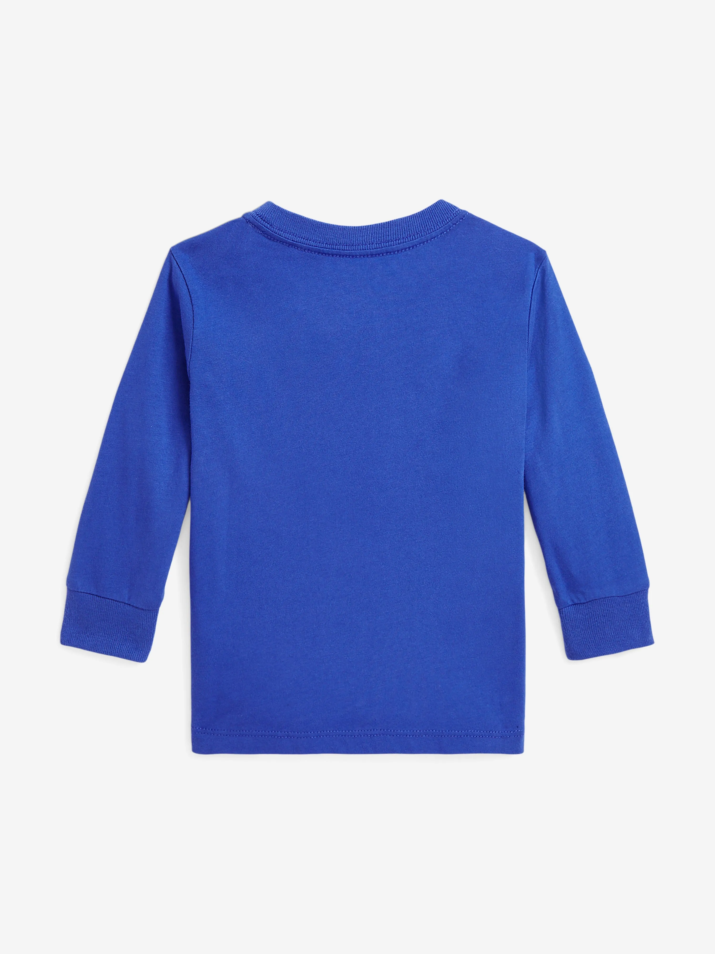 Ralph Lauren Baby Boys Bear Long Sleeve T-Shirt in Blue