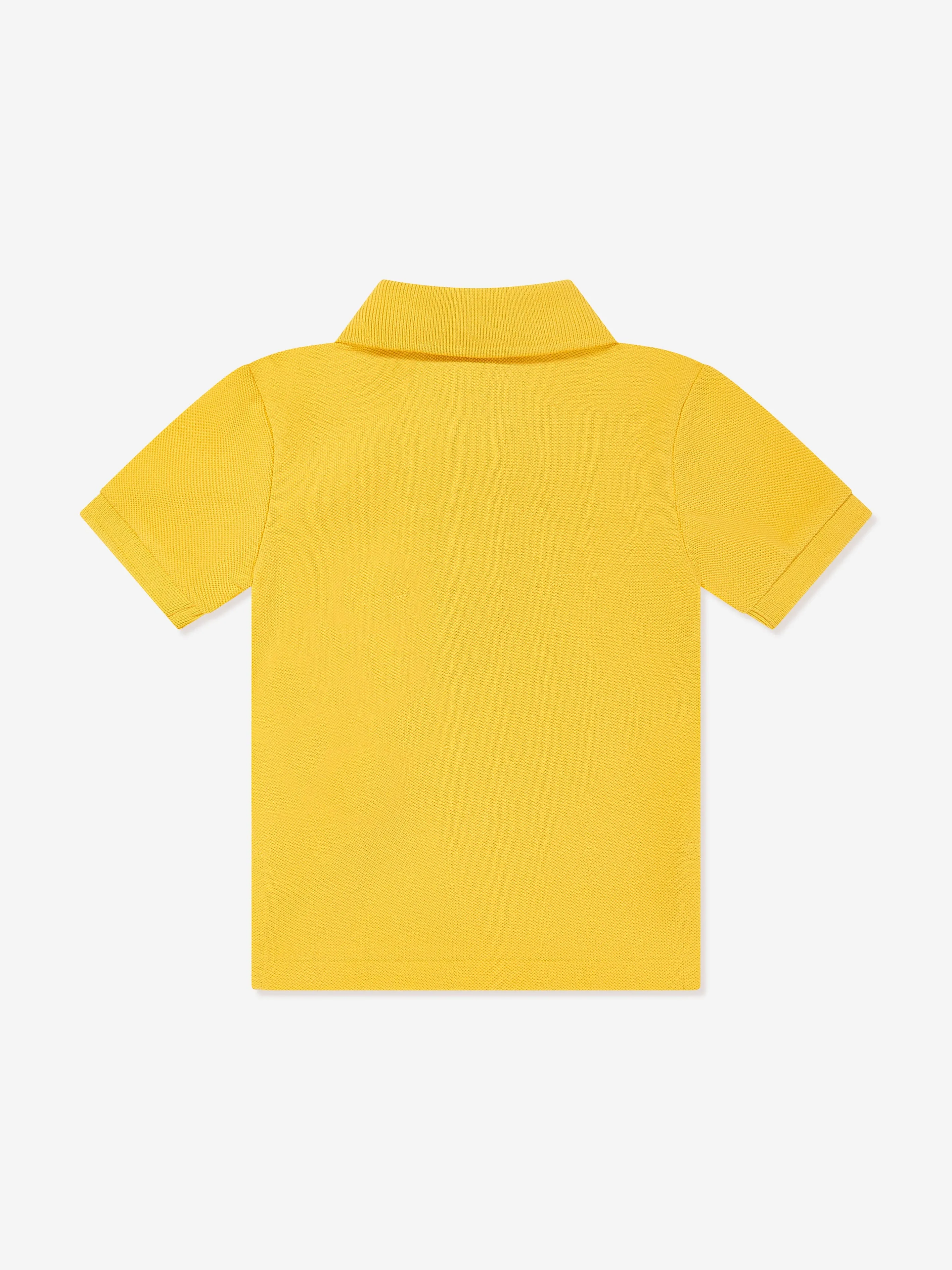Ralph Lauren Baby Boys Logo Polo Shirt in Yellow
