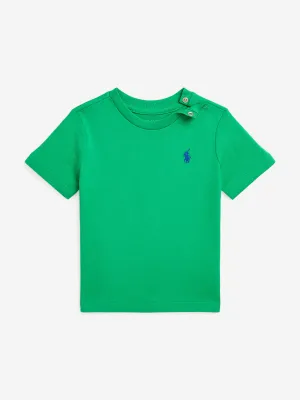 Ralph Lauren Baby Boys Logo T-Shirt in Green