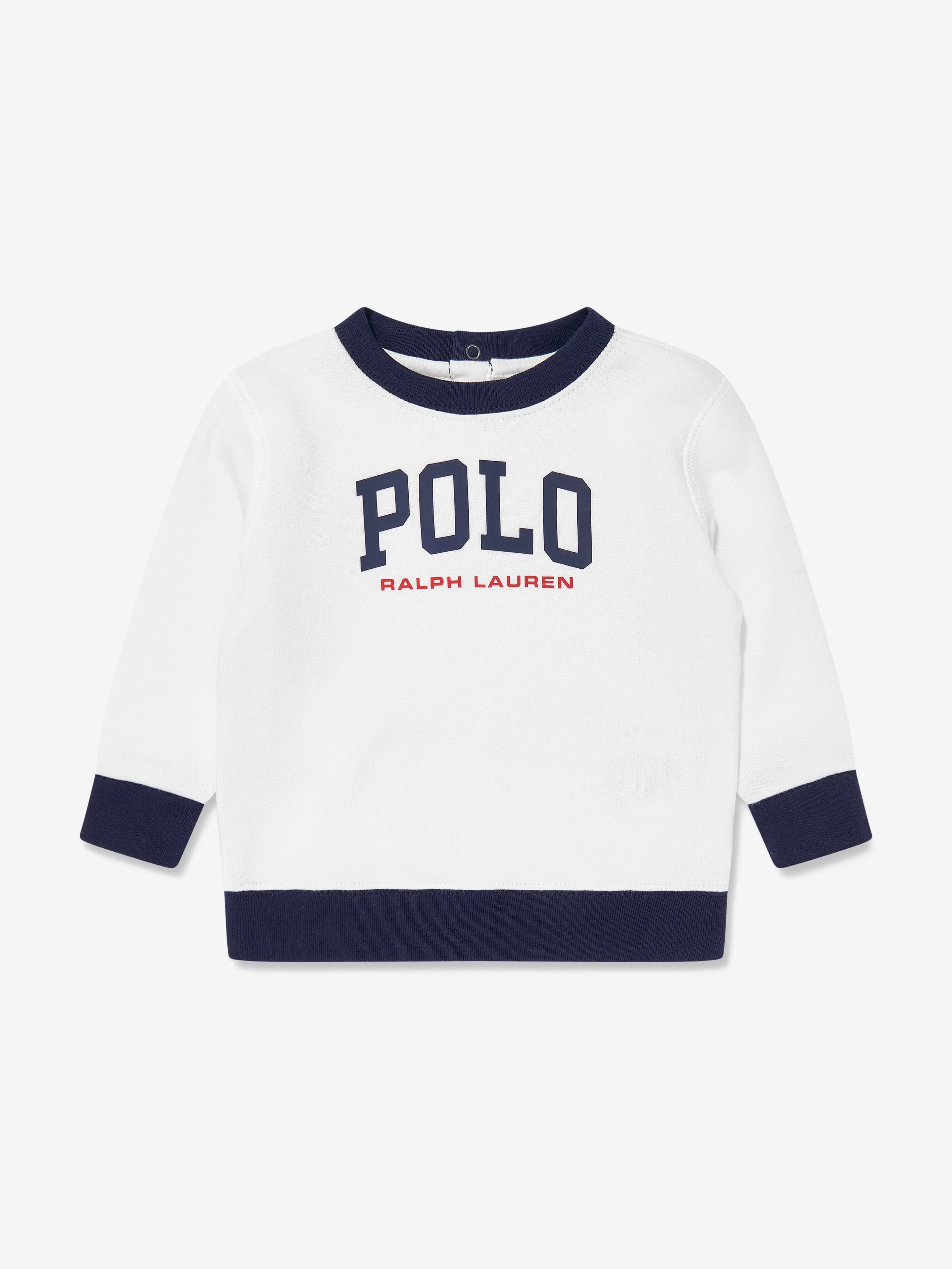 Ralph Lauren Baby Boys Polo Tracksuit in White