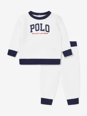 Ralph Lauren Baby Boys Polo Tracksuit in White