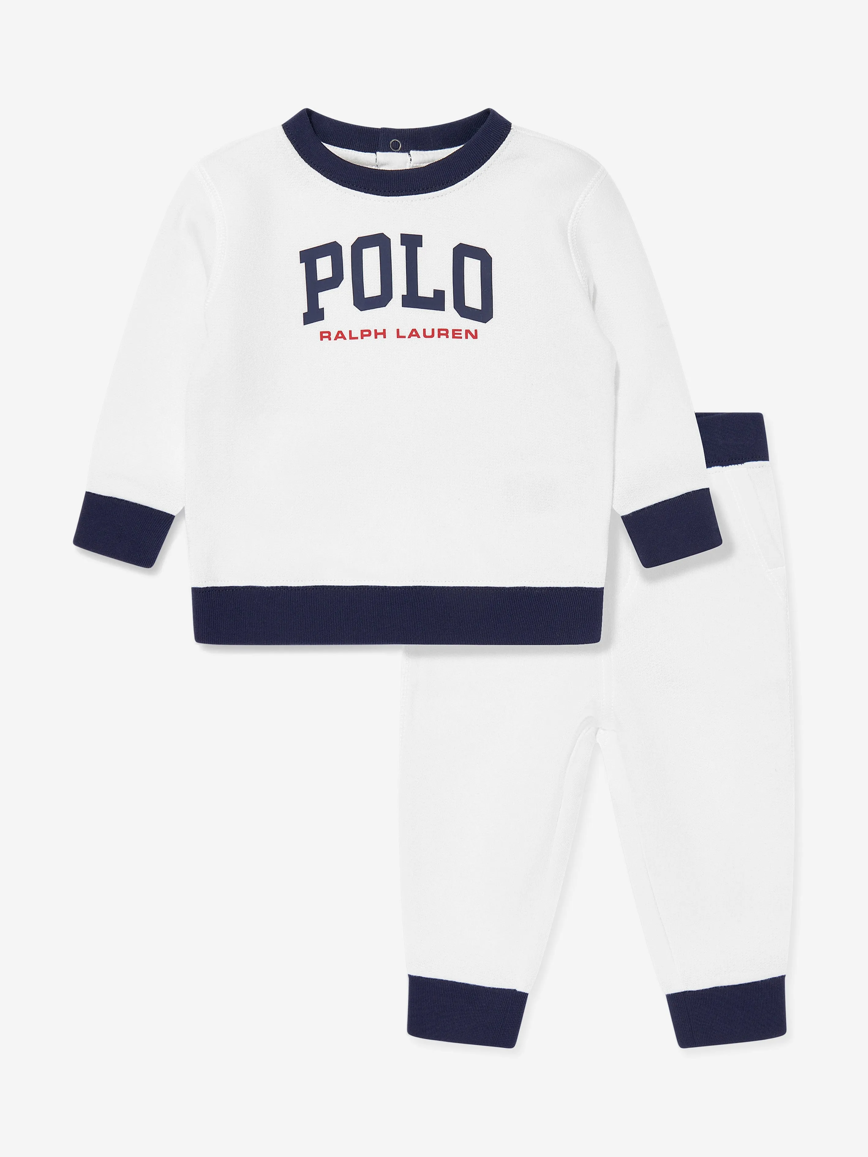 Ralph Lauren Baby Boys Polo Tracksuit in White