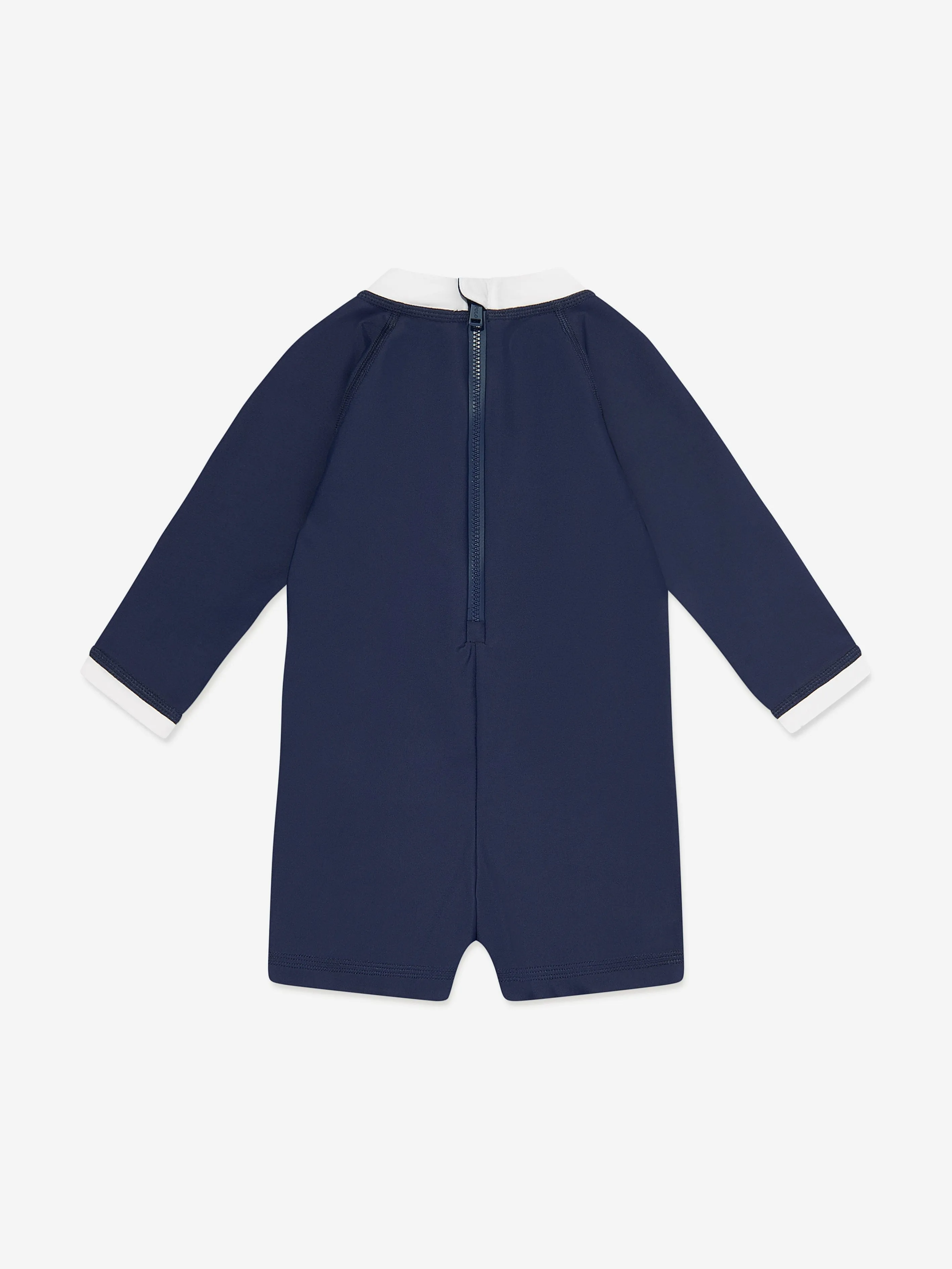 Ralph Lauren Baby Boys Rash Guard Sunsuit in Navy
