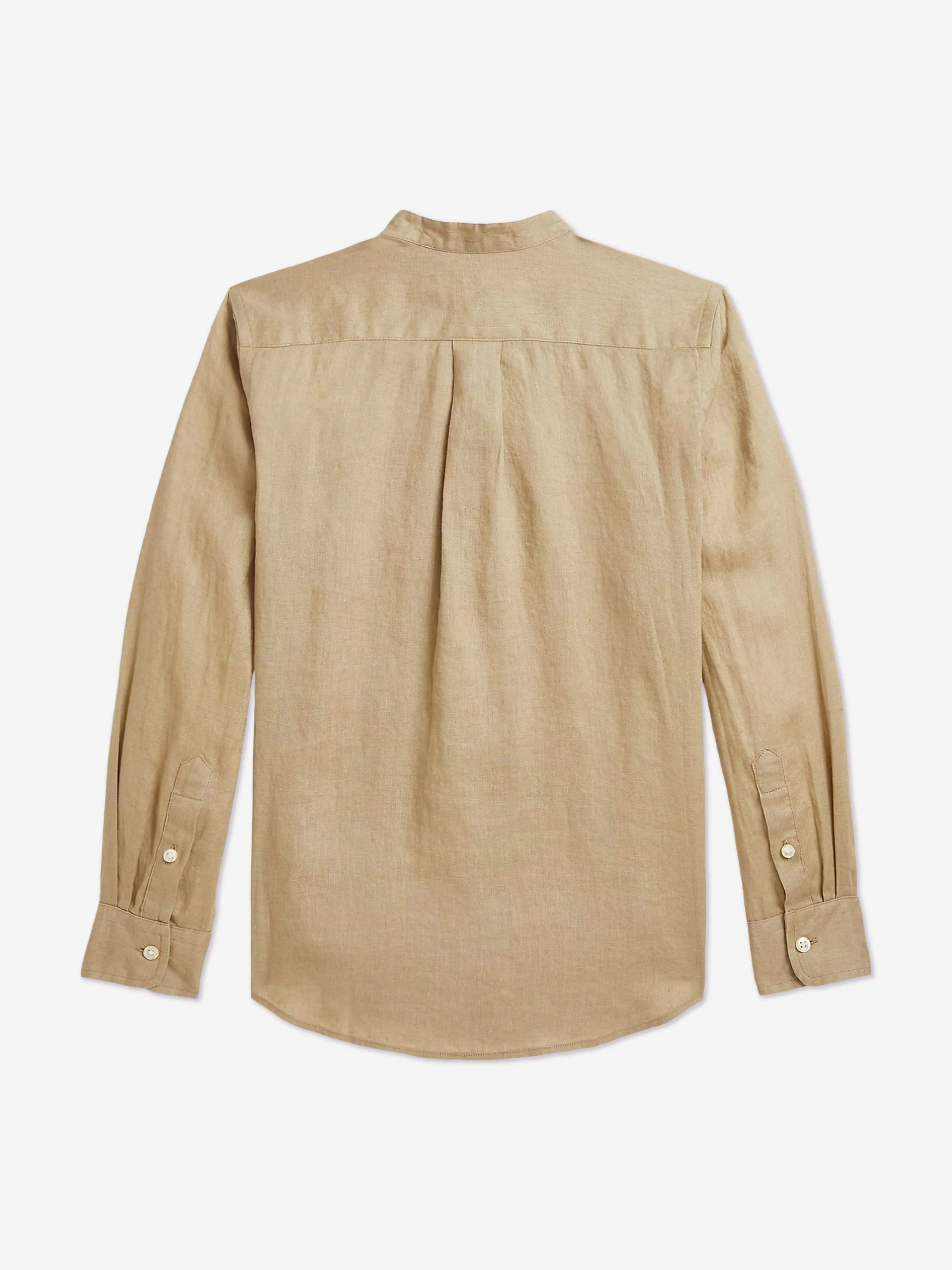 Ralph Lauren Boys Linen Shirt in Brown