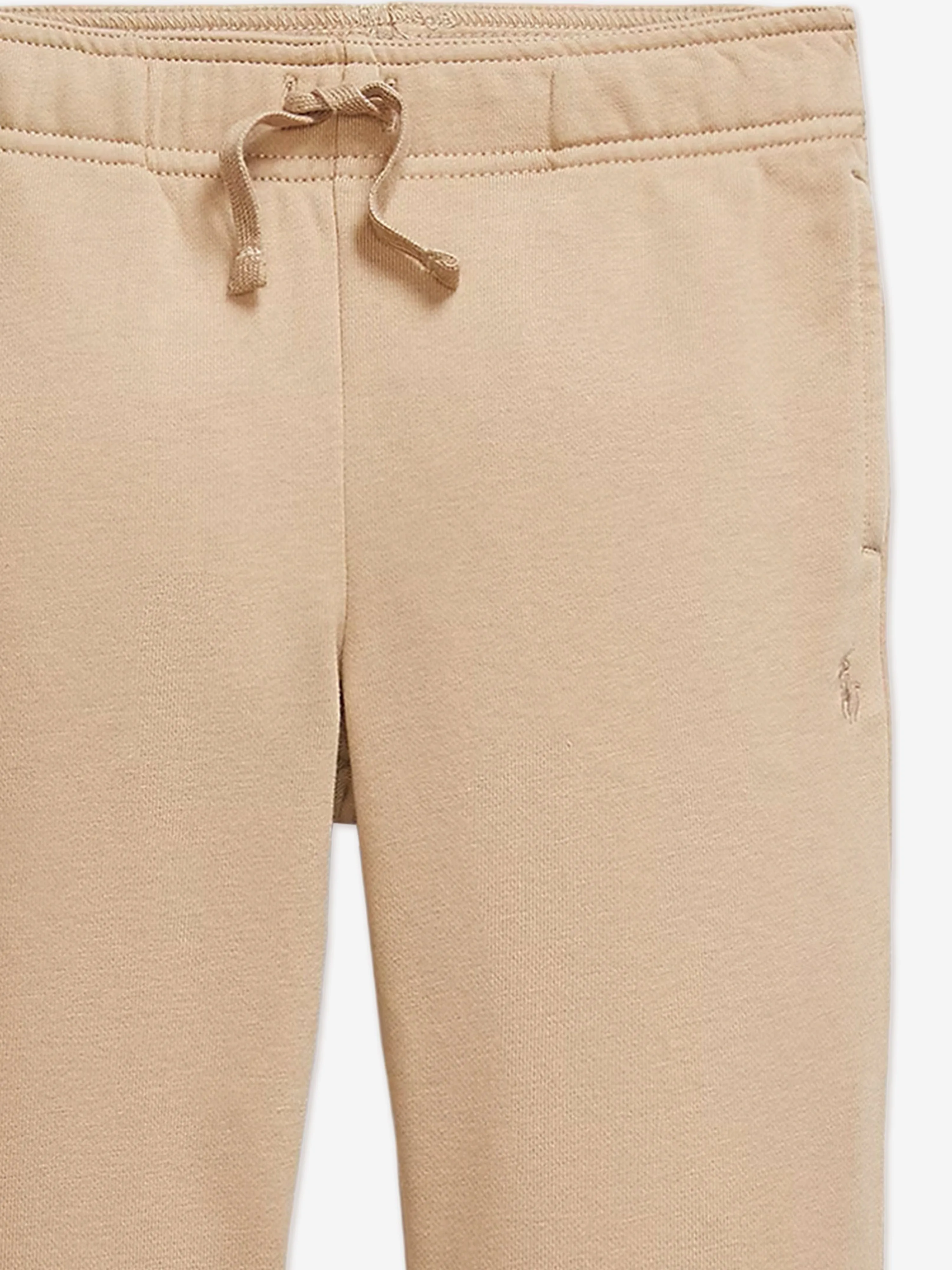 Ralph Lauren Boys Logo Joggers in Beige