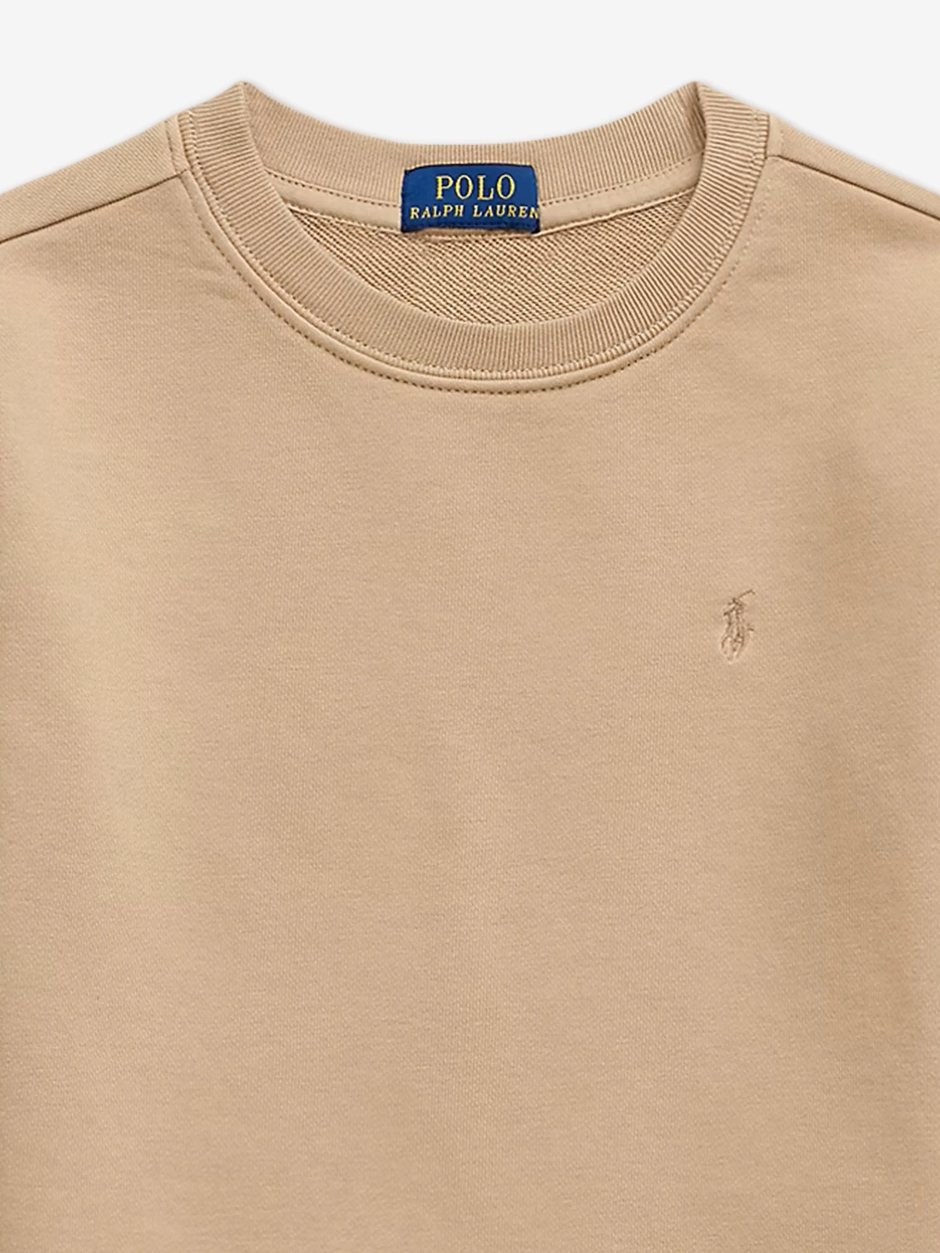Ralph Lauren Boys Logo Sweatshirt in Beige