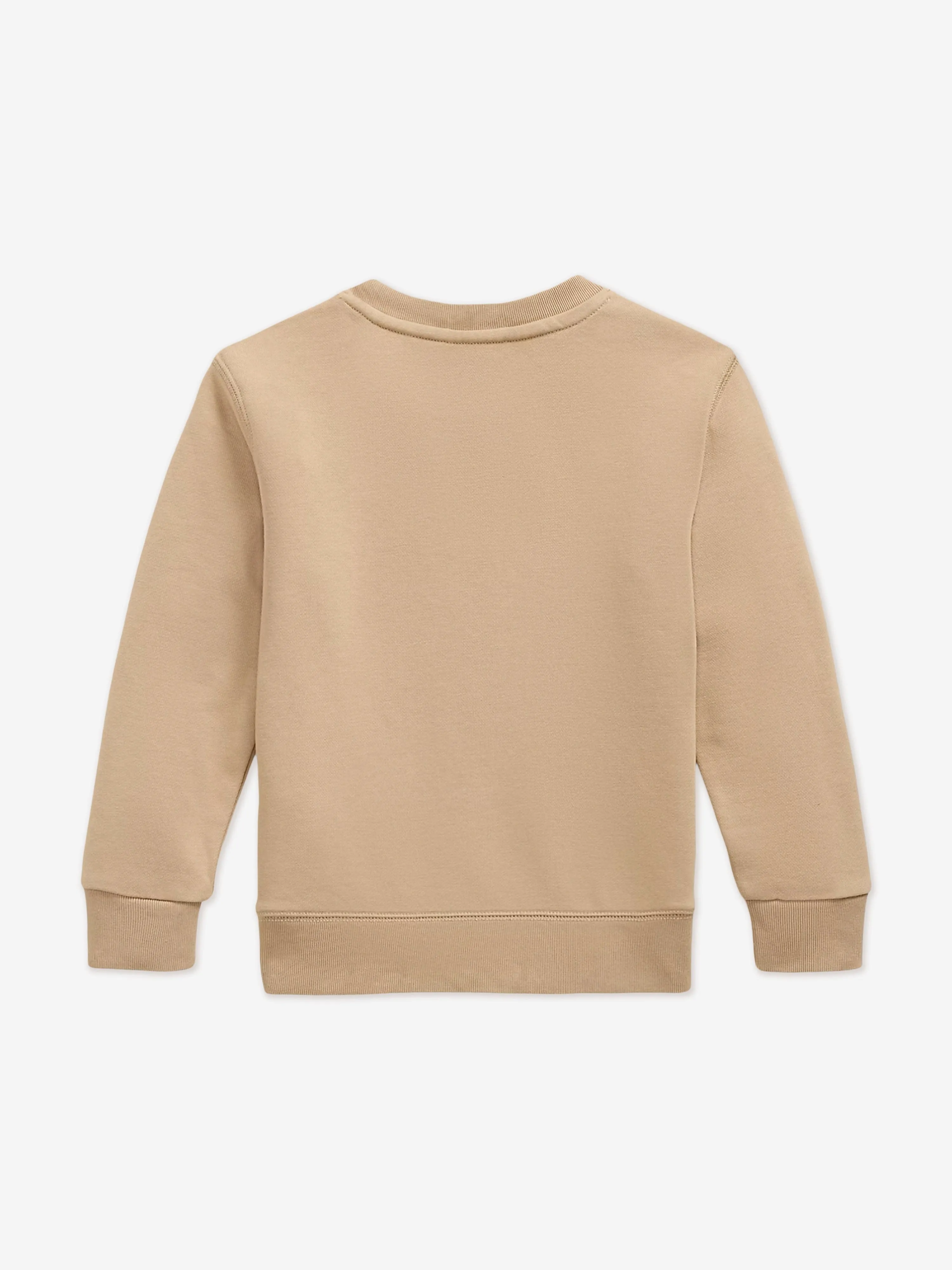 Ralph Lauren Boys Logo Sweatshirt in Beige