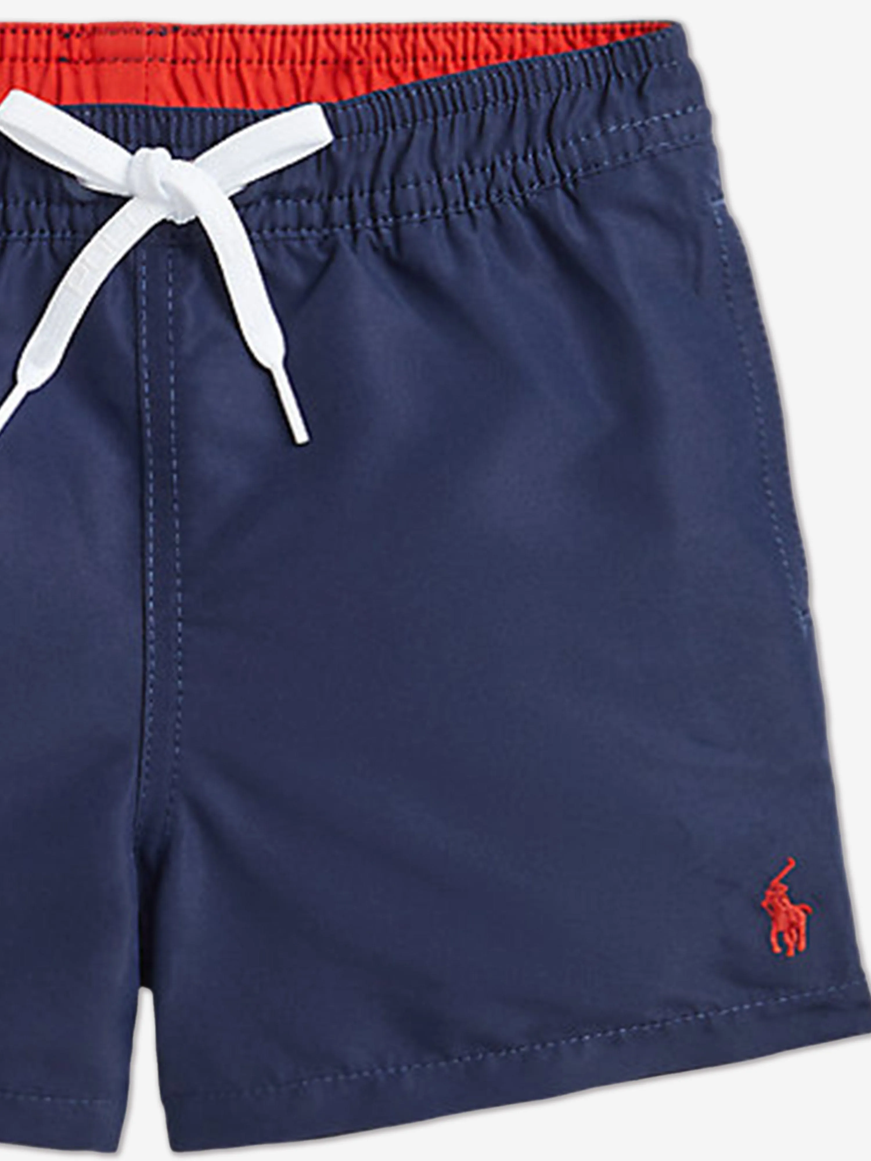Ralph Lauren Boys Logo Swim Shorts in Navy